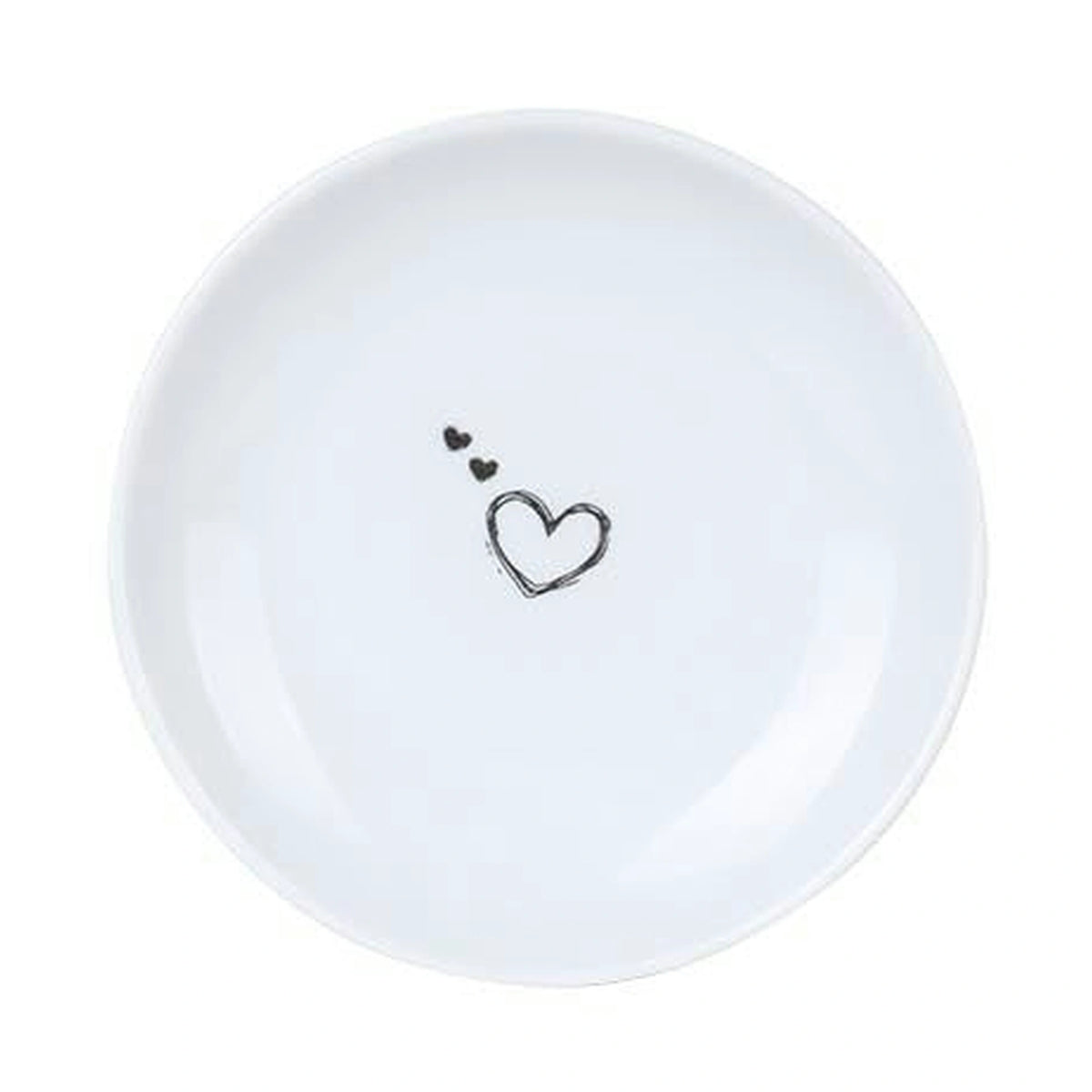 Set 4 farfurii desert 710KTP3641, alb, portelan, 10 cm