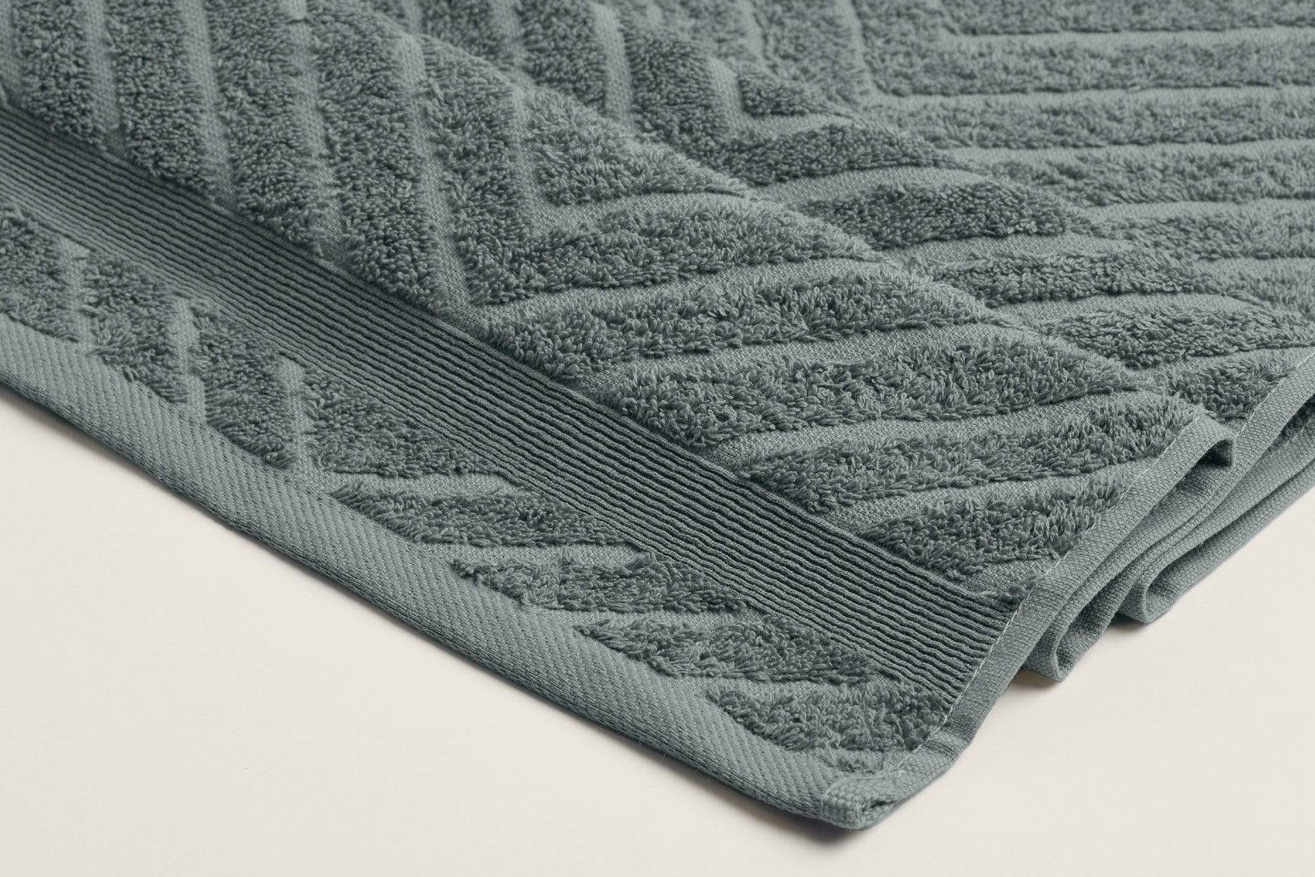 Set 4 prosoape baie 1024A-047-1, multicolor, bumbac, 50x90 cm