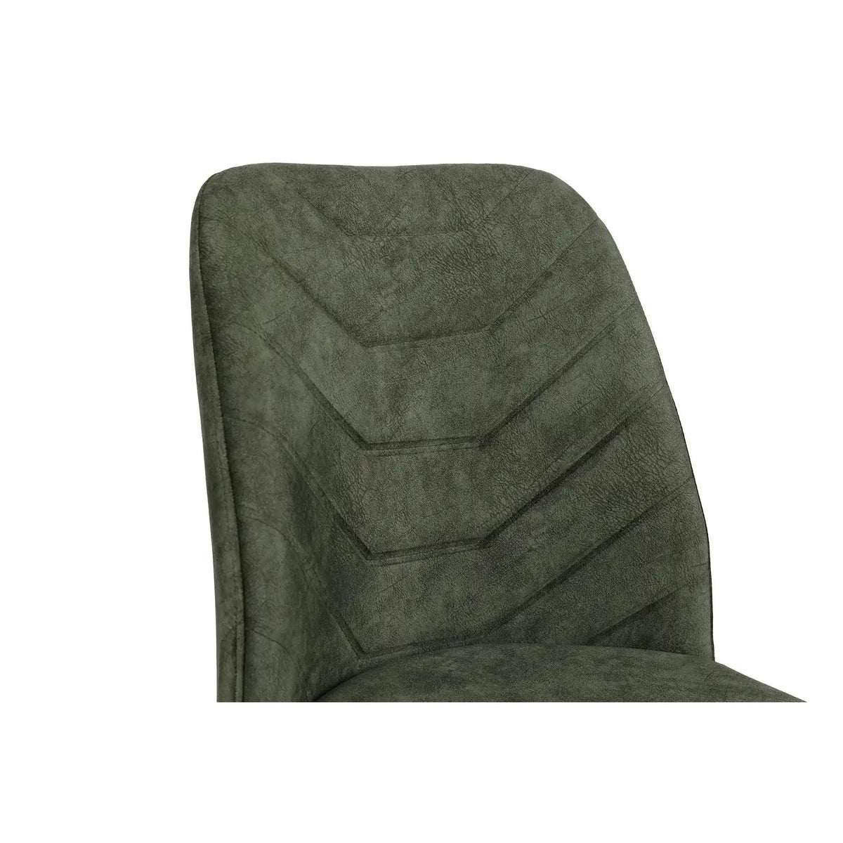 Set 4 scaune DALLAS 558 V4, verde/nuc, stofa catifelata/metal, 50x49x90 cm