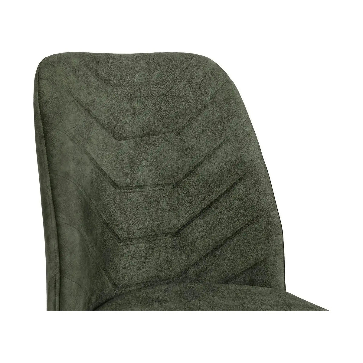 Set 4 scaune DALLAS 558 V4, verde/nuc, stofa catifelata/metal, 50x49x90 cm