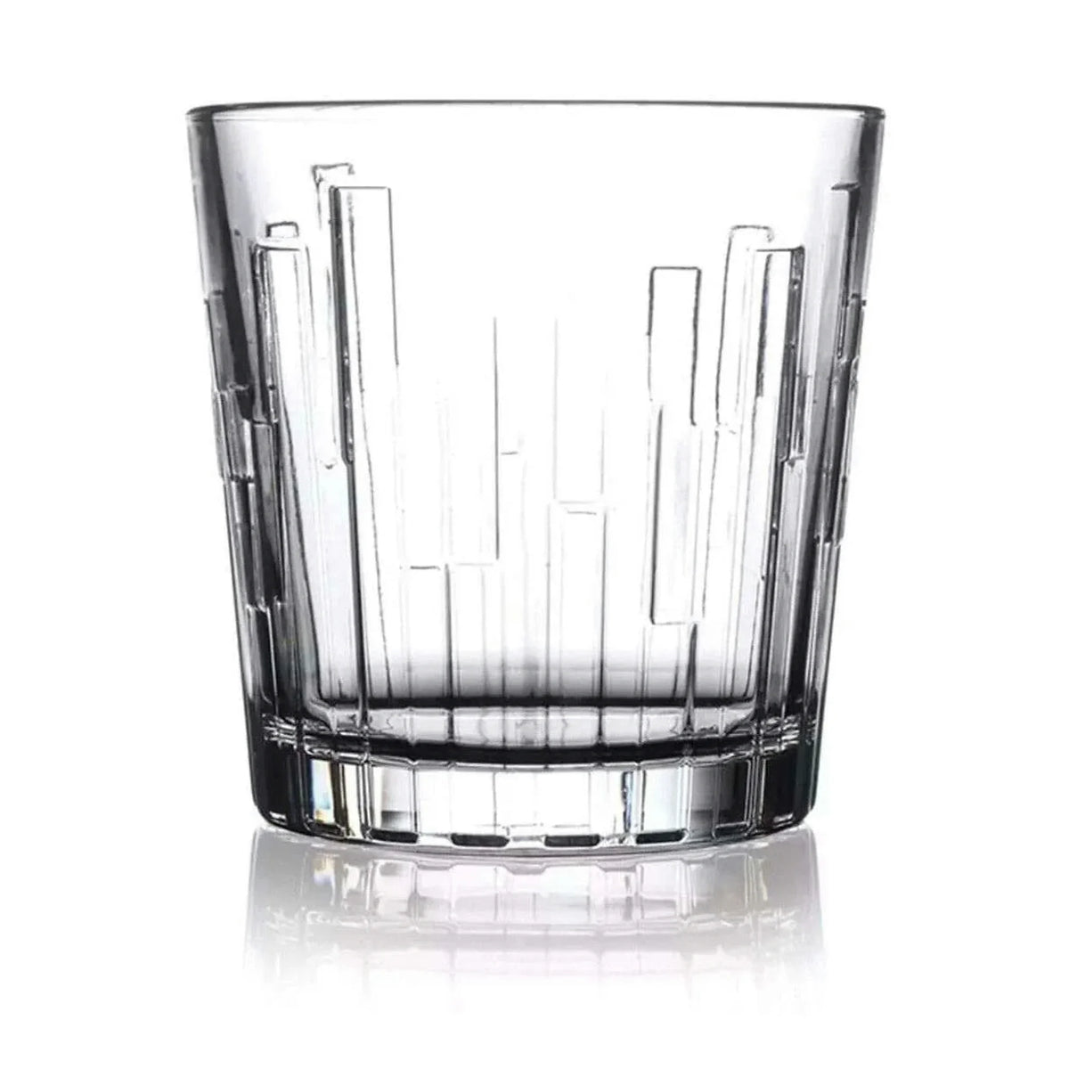 Set 6 pahare whiskey PB-520234, transparent, sticlă, 300 ml