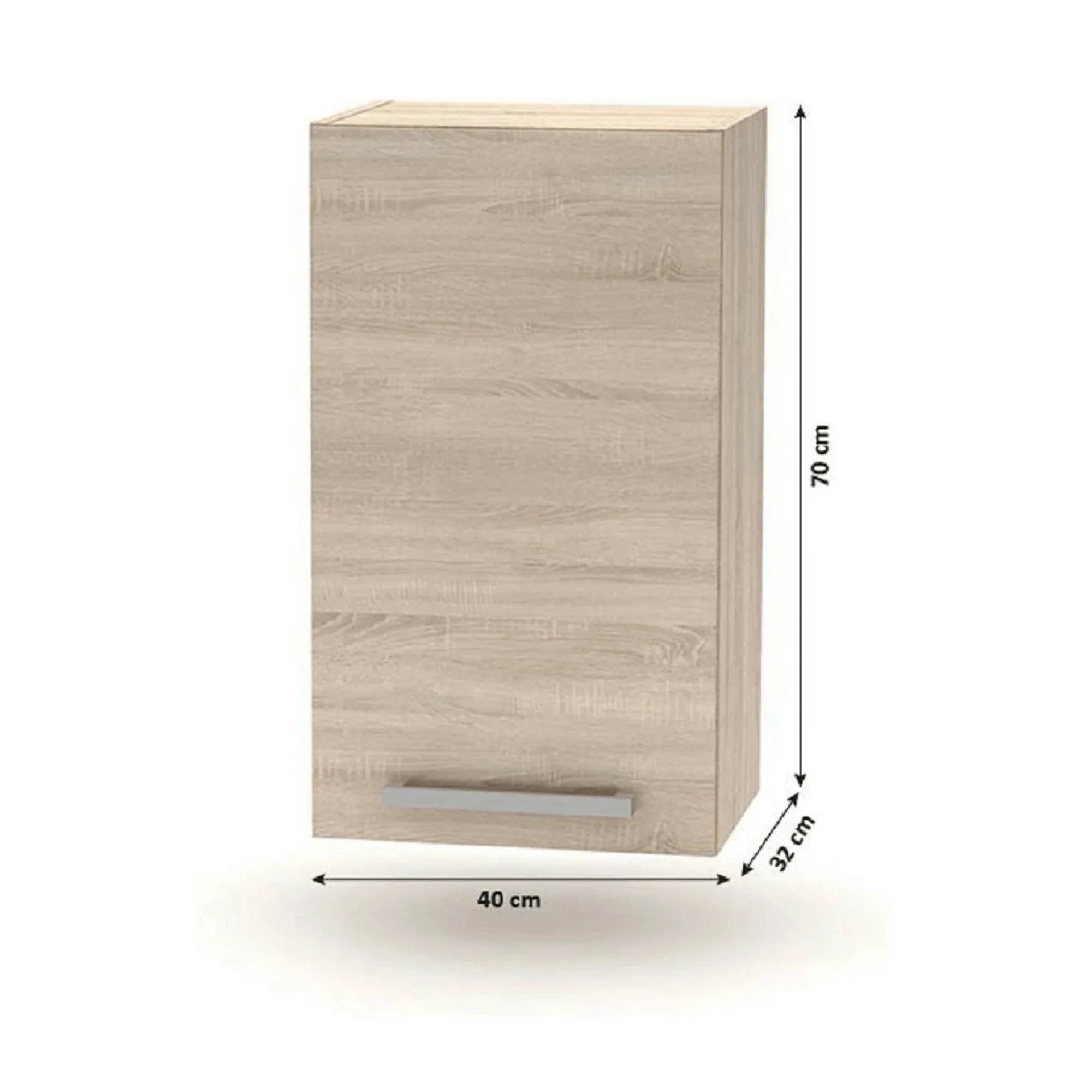 Set bucatarie NOVA PLUS, stejar sonoma, 240 cm