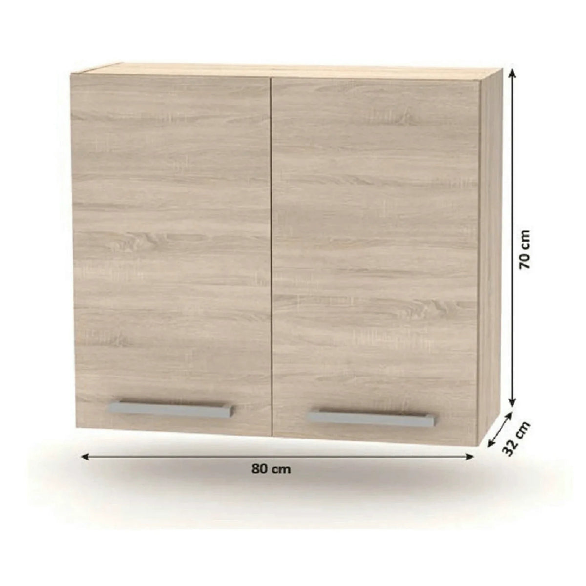 Set bucatarie NOVA PLUS, stejar sonoma, 240 cm