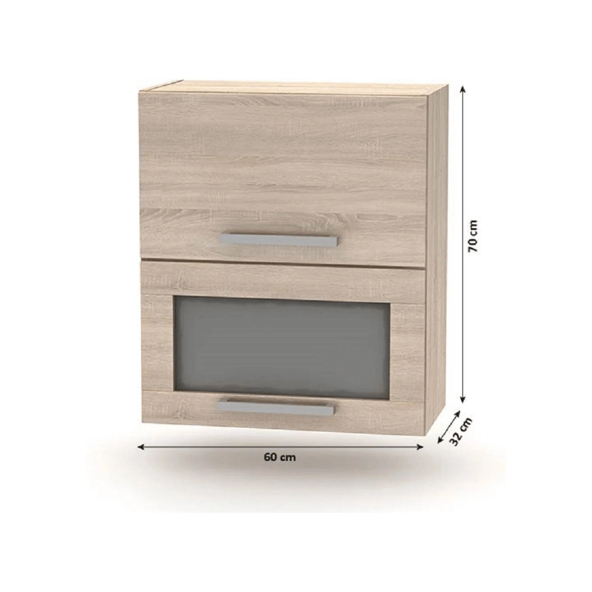 Set bucatarie NOVA PLUS, stejar sonoma, 240 cm