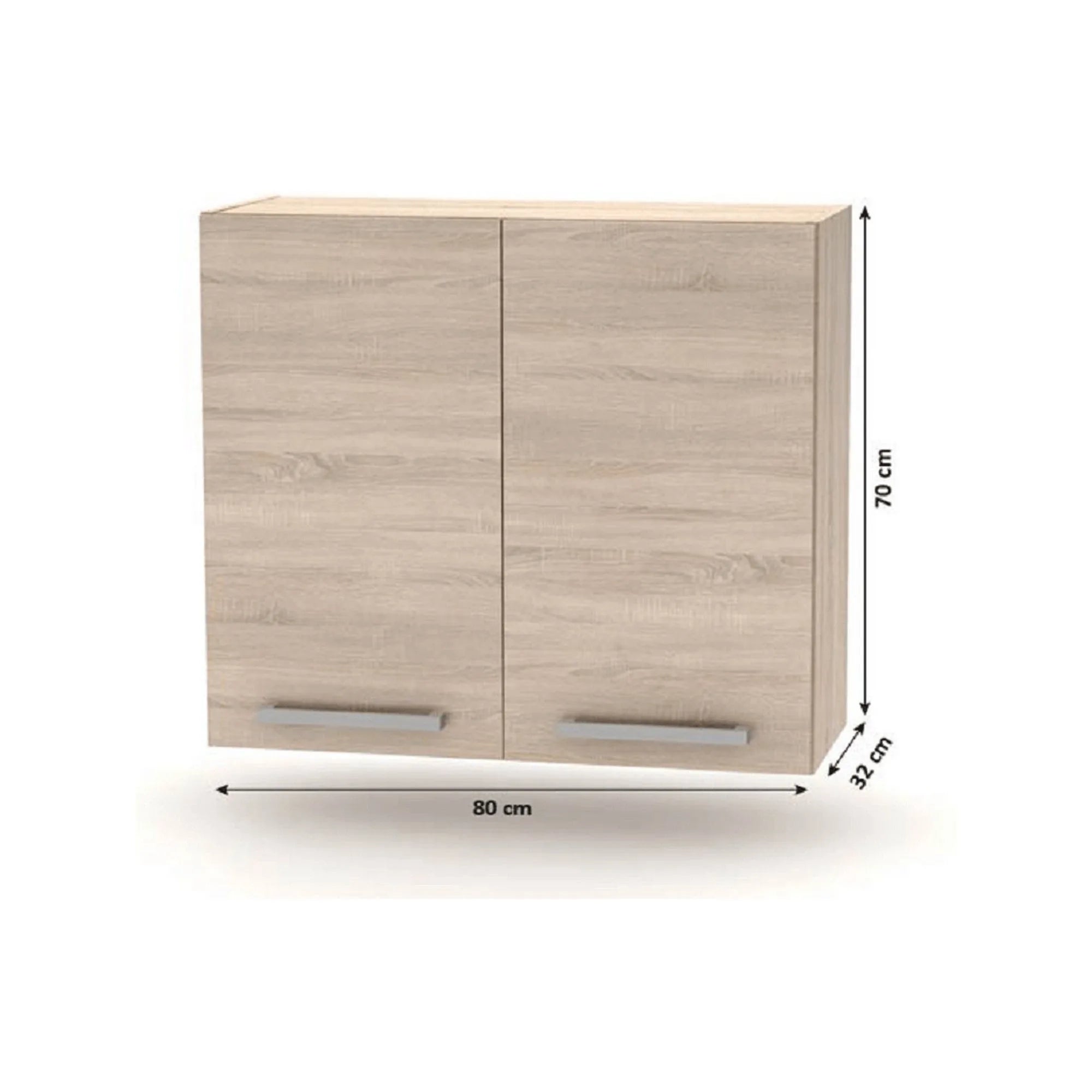 Set bucatarie NOVA PLUS, stejar sonoma, 240 cm