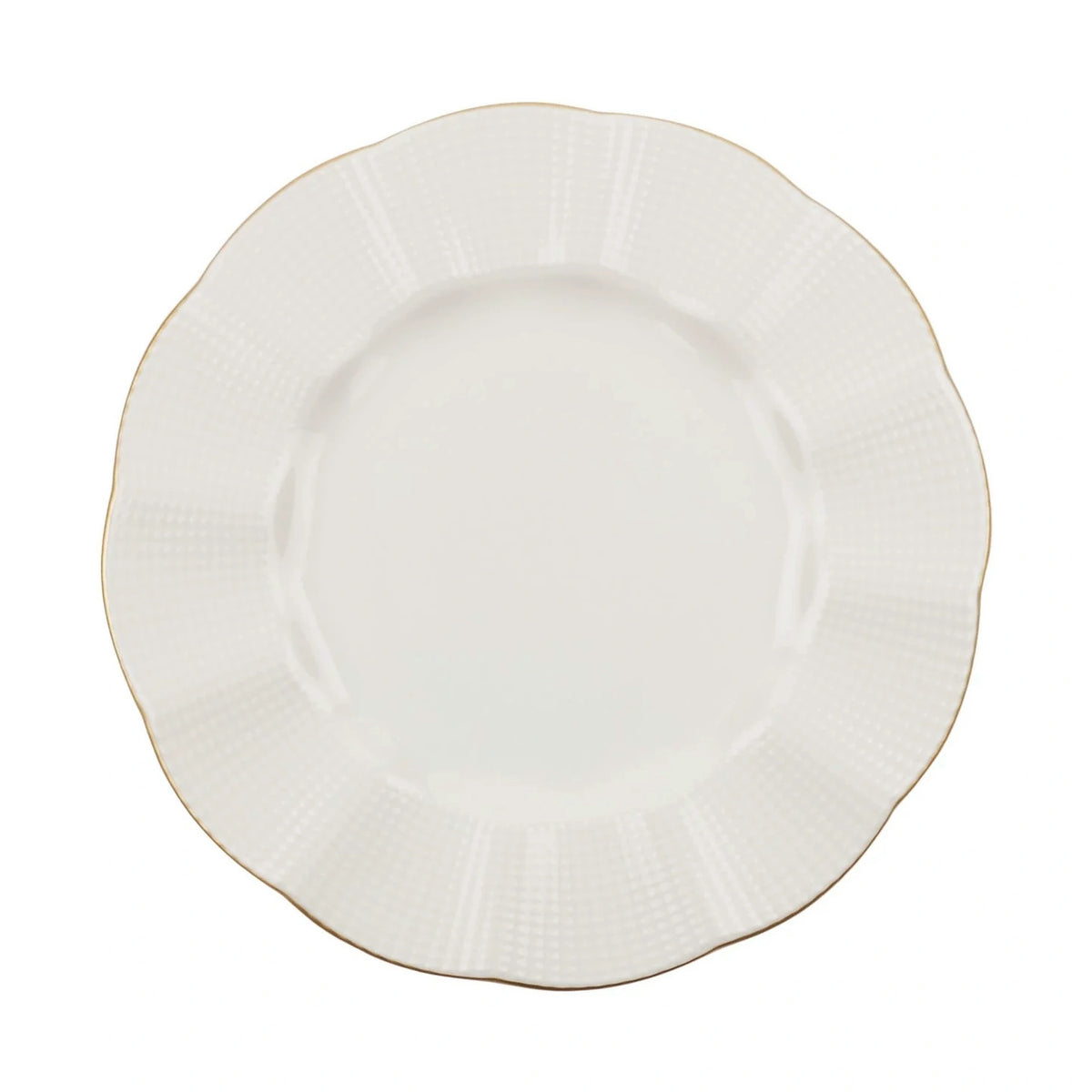 Set de cină MLN24Y2694R520, 24 piese, crem/auriu, porțelan
