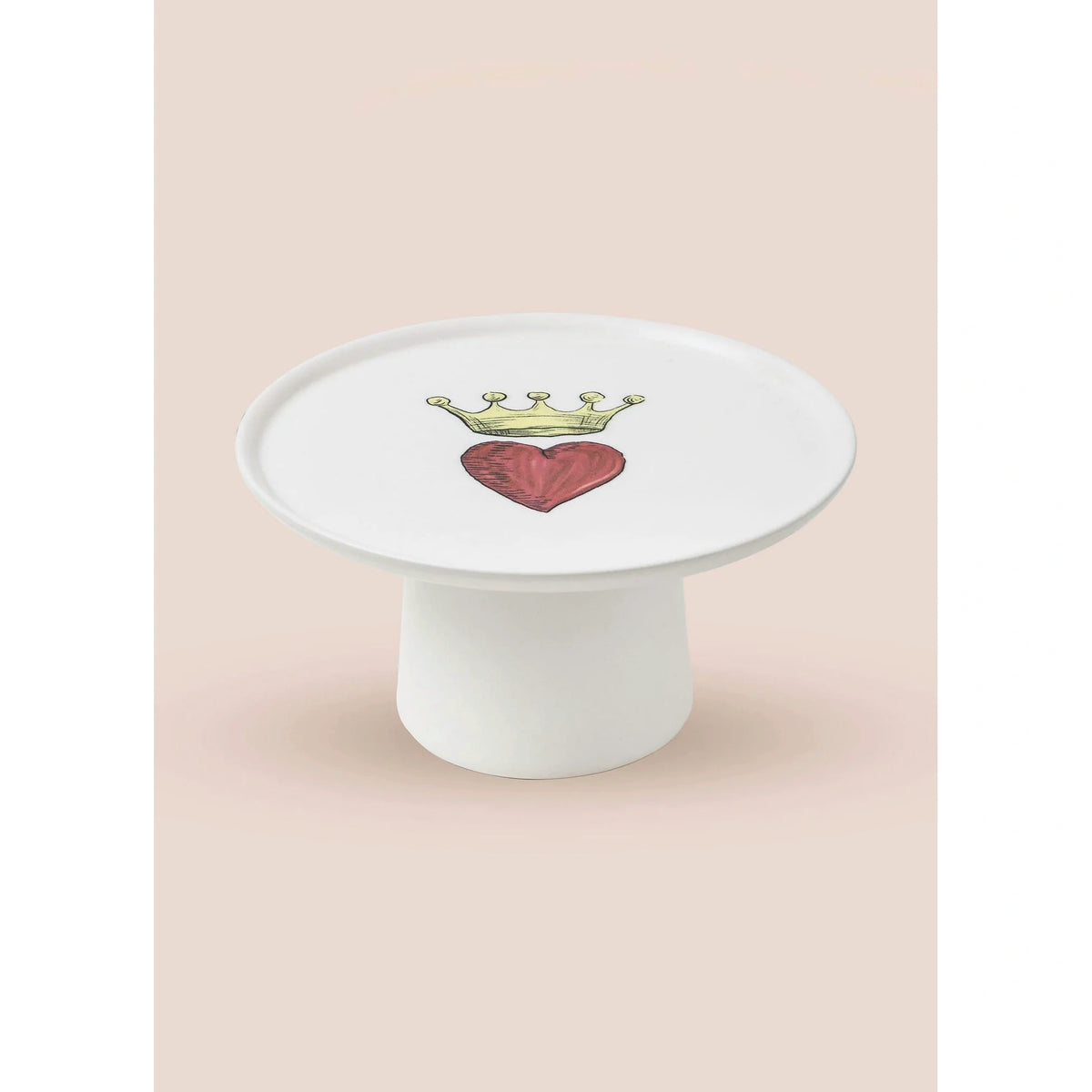 Set farfurii servire LUV0006, 6 piese, alb/roșu/galben, ceramică