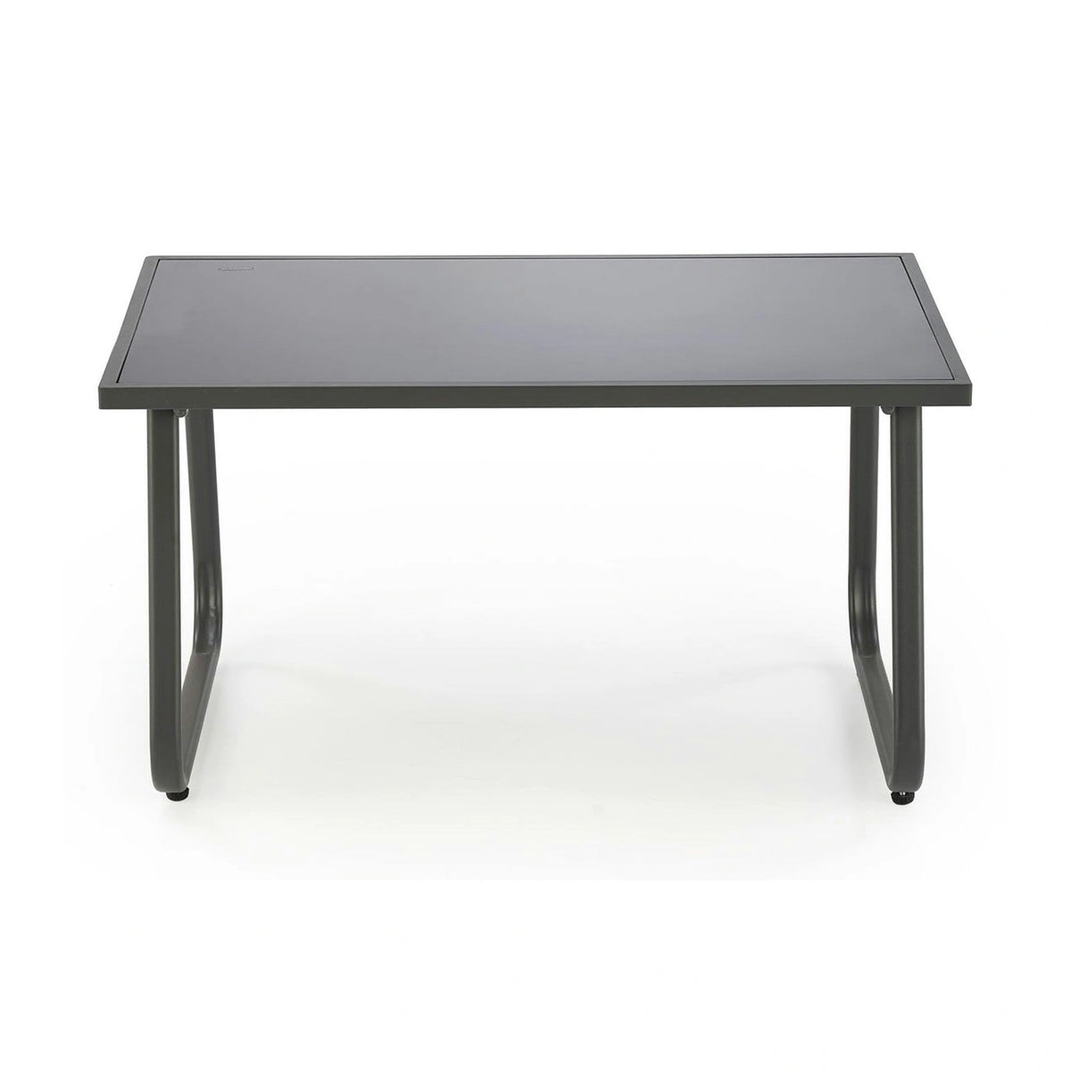 Set gradina CONOR, gri, plasa/sticla/metal, cu masuta, 2 scaune si canapea