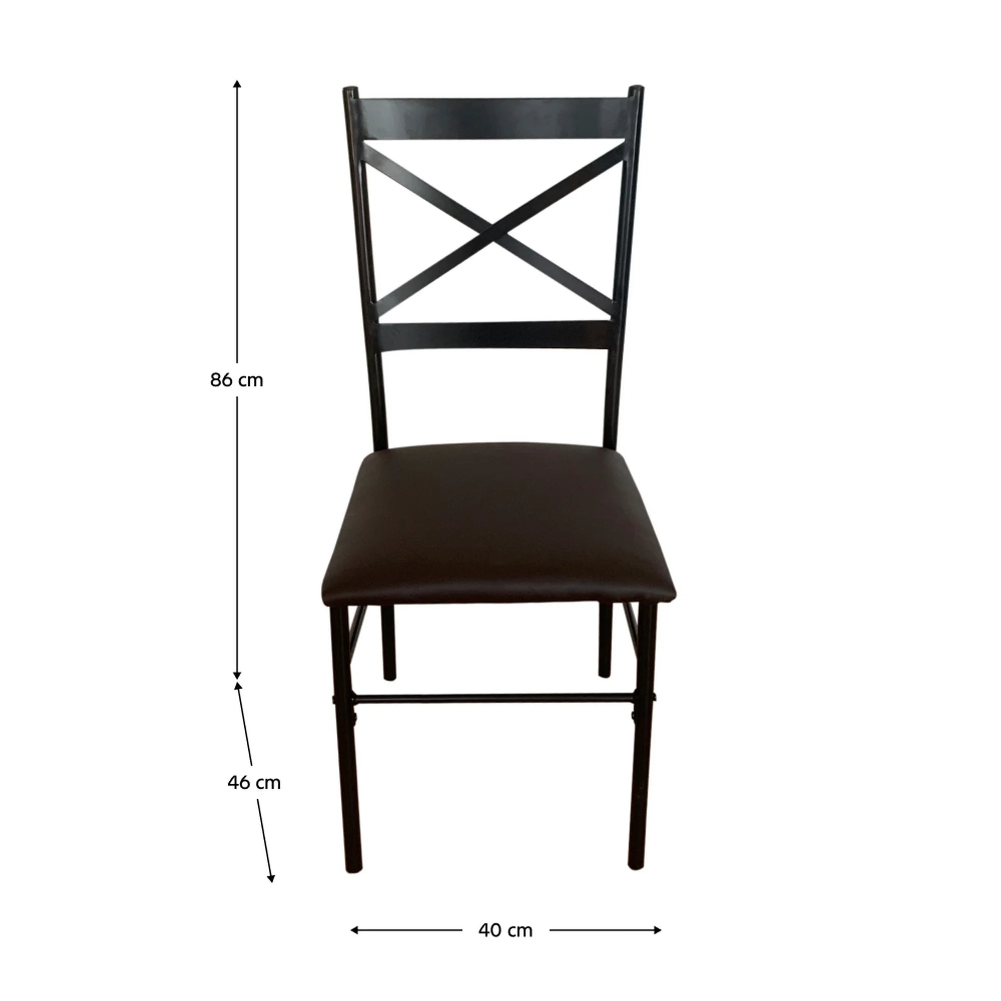 Set masa cu 4 scaune NAREN, stejar sonoma/negru
