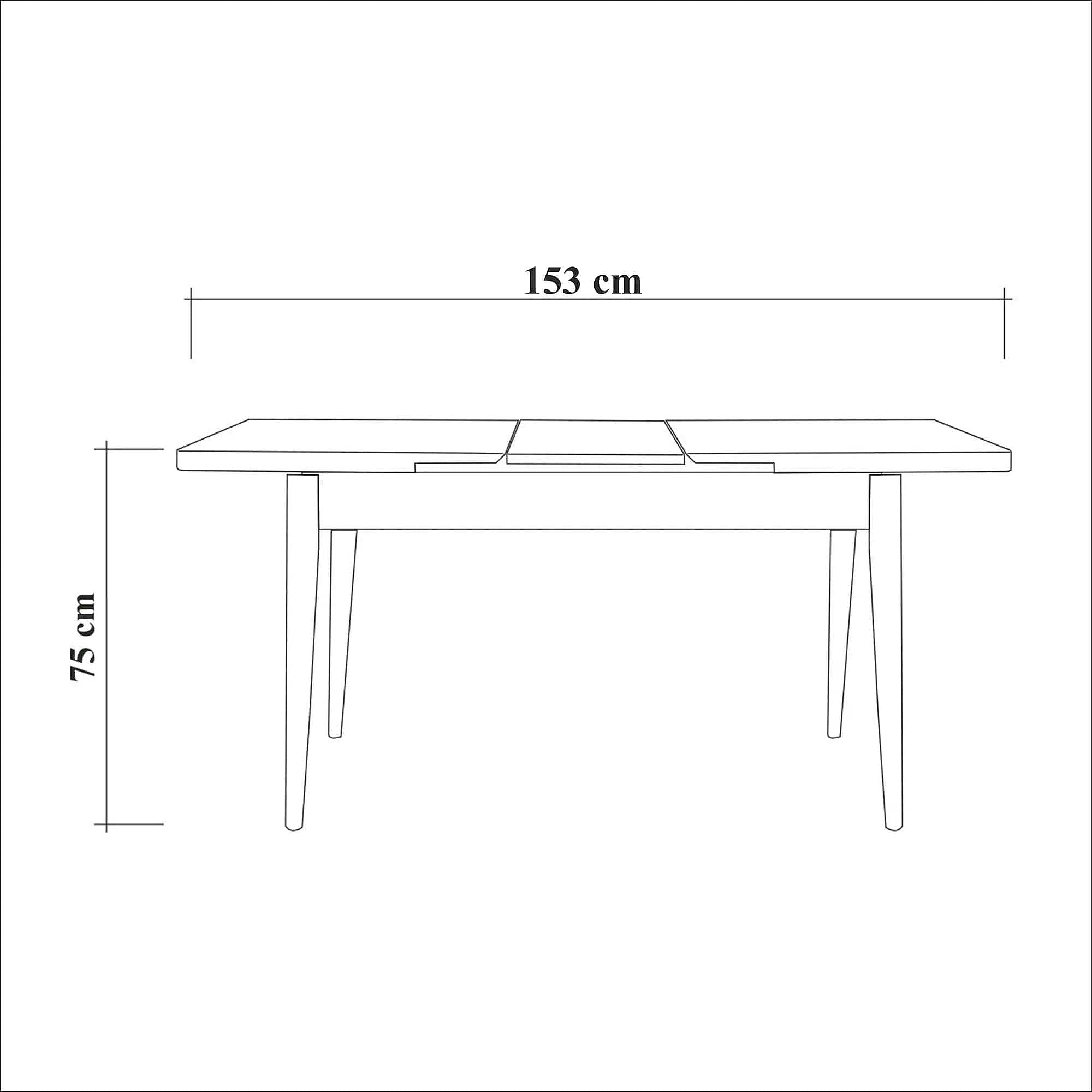 Set masa extensibila cu 2 scaune si bancheta SANTIAGO ATLANTICE, verde/stejar, PAL melaminat/stofa clasica