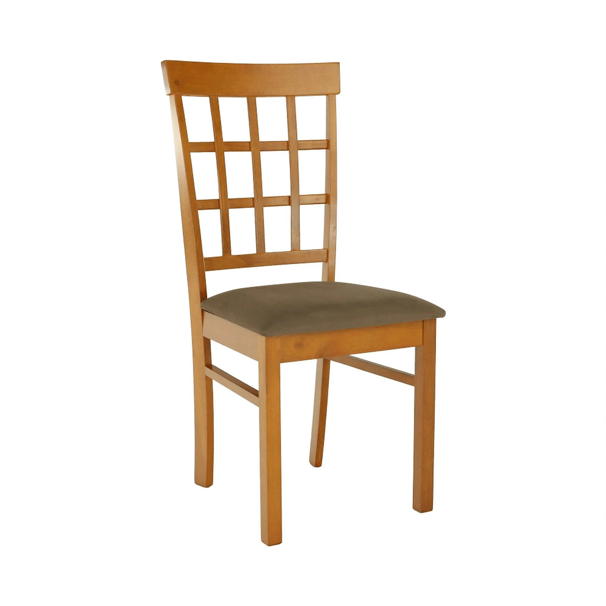 Set masa si 6 scaune GRID NEW, cires/maro