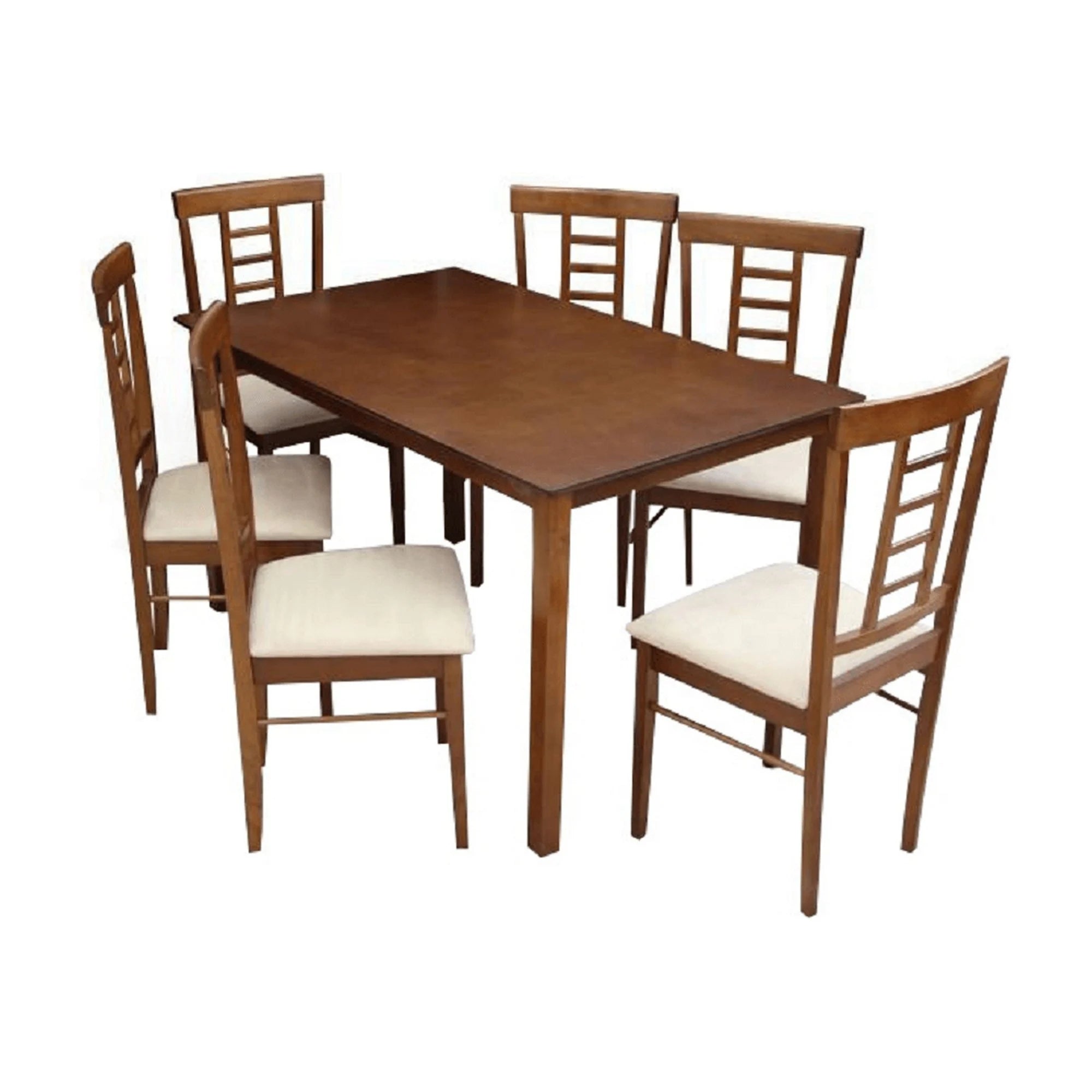 Set masa si 6 scaune OLEG NEW, nuc/bej