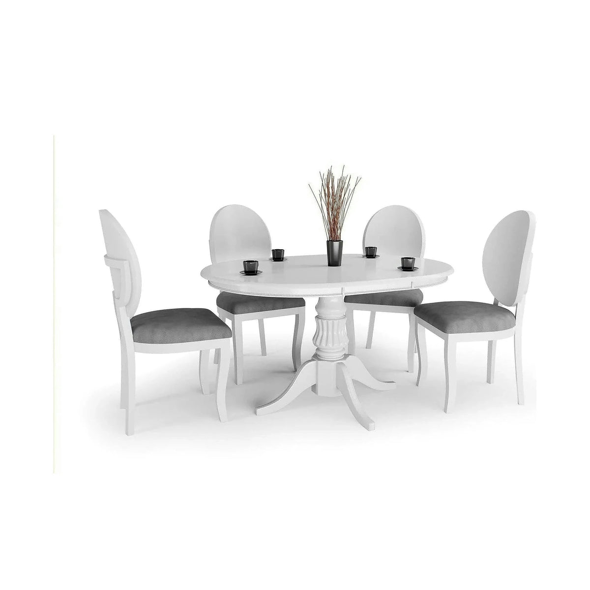 Set masa WILLIAM cu 4 scaune VERDI