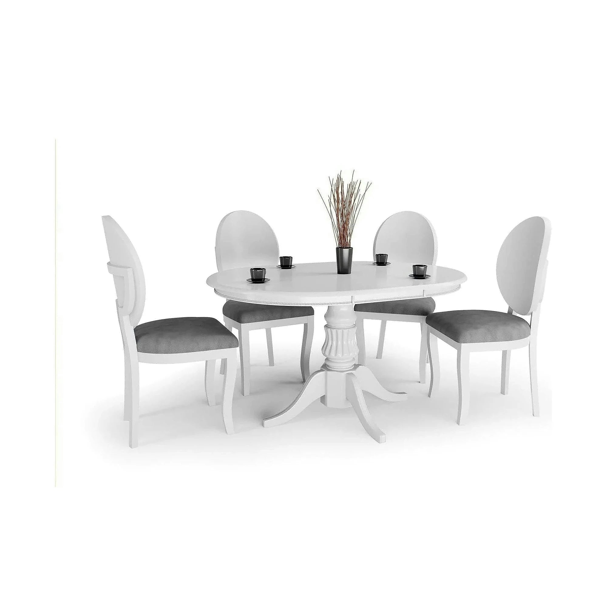 Set masa WILLIAM cu 4 scaune VERDI