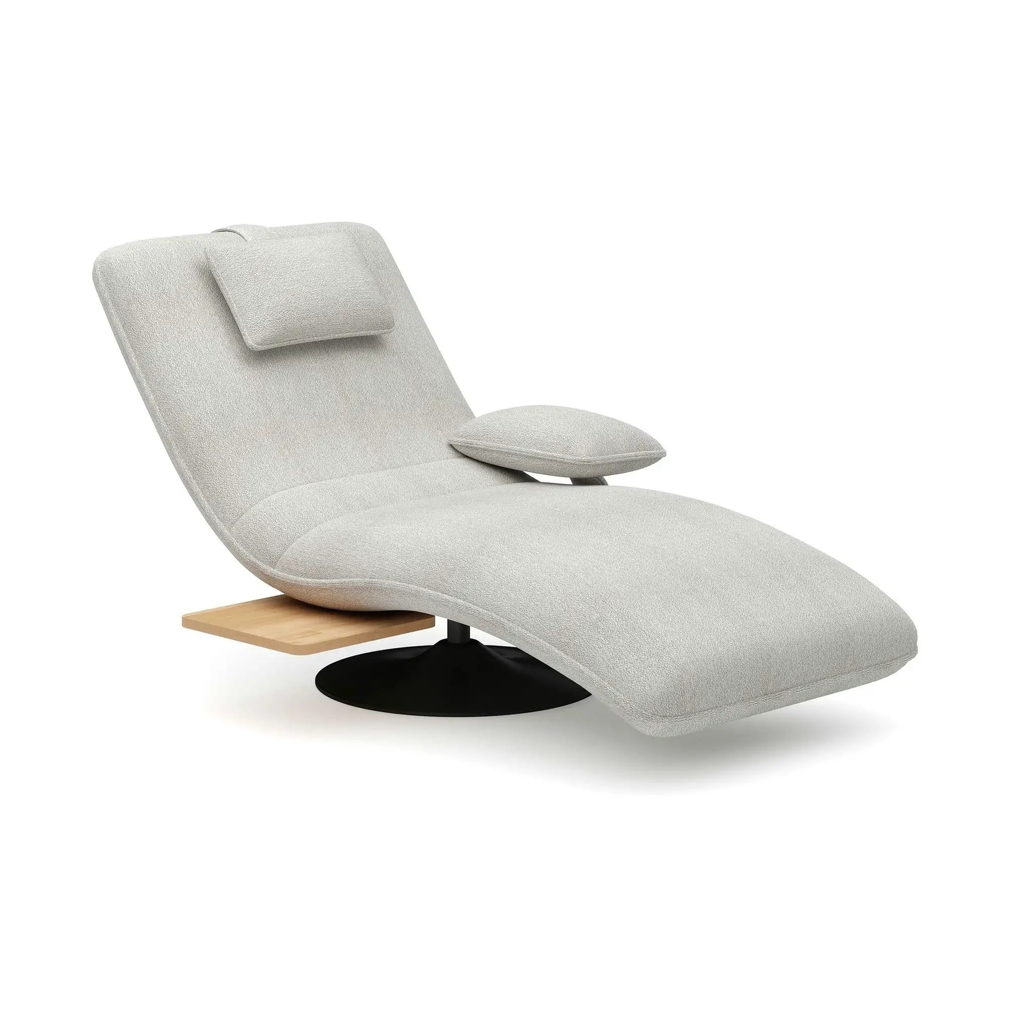 Sezlong rotativ EVO, stofa clasica bej - Austin 2, 78x163x86 cm