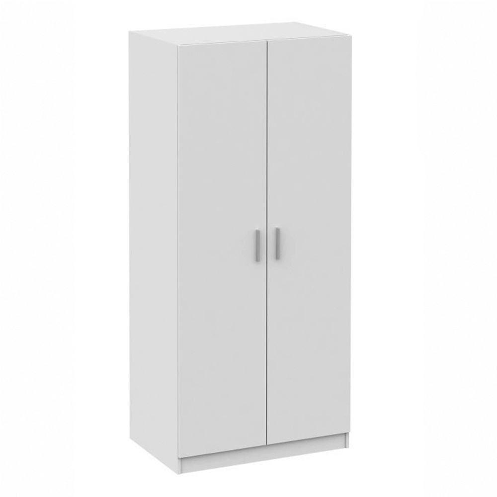 Dulap INVITA Tip 4, alb, DTD laminat, cu 2 usi, 90x60x200 cm