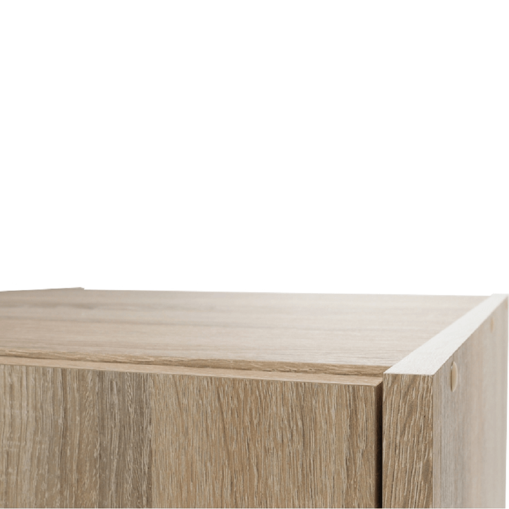 Dulap TEMPO ASISTENT NEW 005, stejar sonoma, PAL melaminat, cu 2 usi, 57x55x175 cm