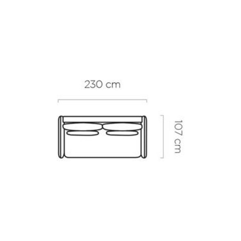 Canapea SOLANO, personalizabil materiale gama Oferta Avantaj, 230x107x73/85 cm, functie de dormit, lada depozitare