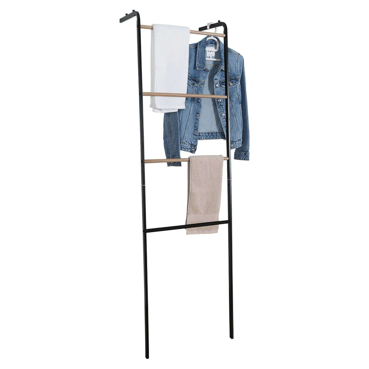 Stander haine BUBY, negru/fag, metal, 40x27x160 cm