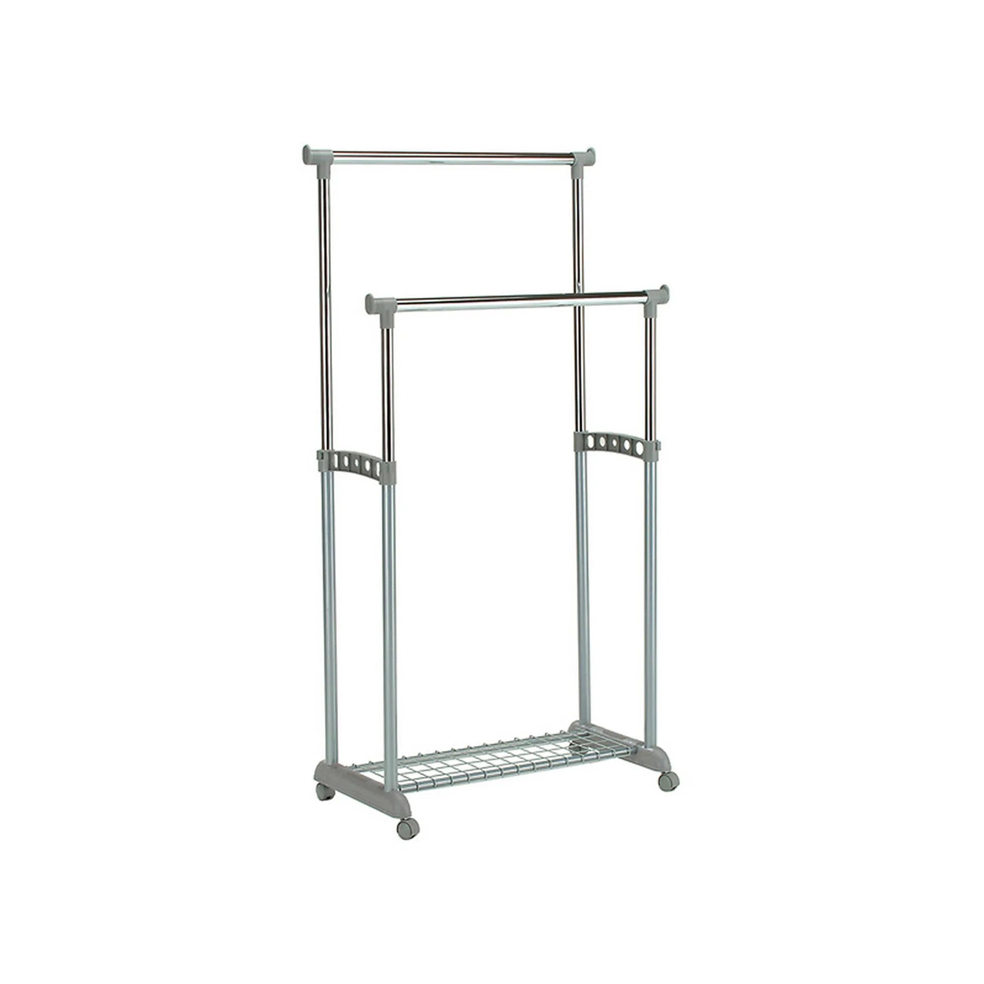 Stander haine ELISA, gri/crom, plastic, 85x43x178 cm