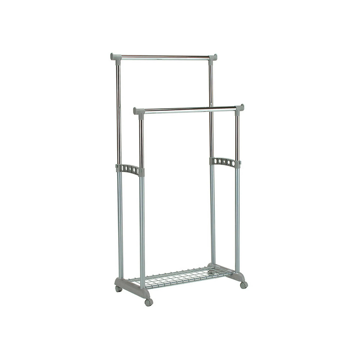 Stander haine ELISA, gri/crom, plastic, 85x43x178 cm
