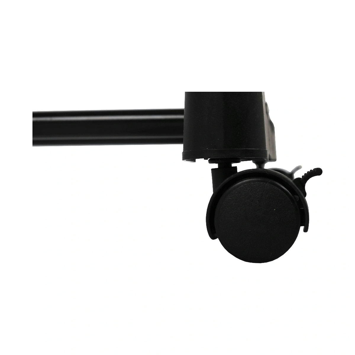 Stander haine HILAR, negru/crom, metal/plastic, 80x43x150 cm