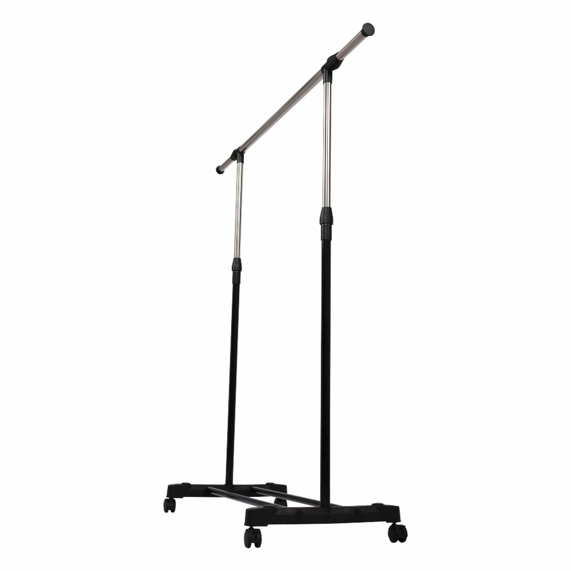 Stander haine HILAR, negru/crom, metal/plastic, 80x43x150 cm