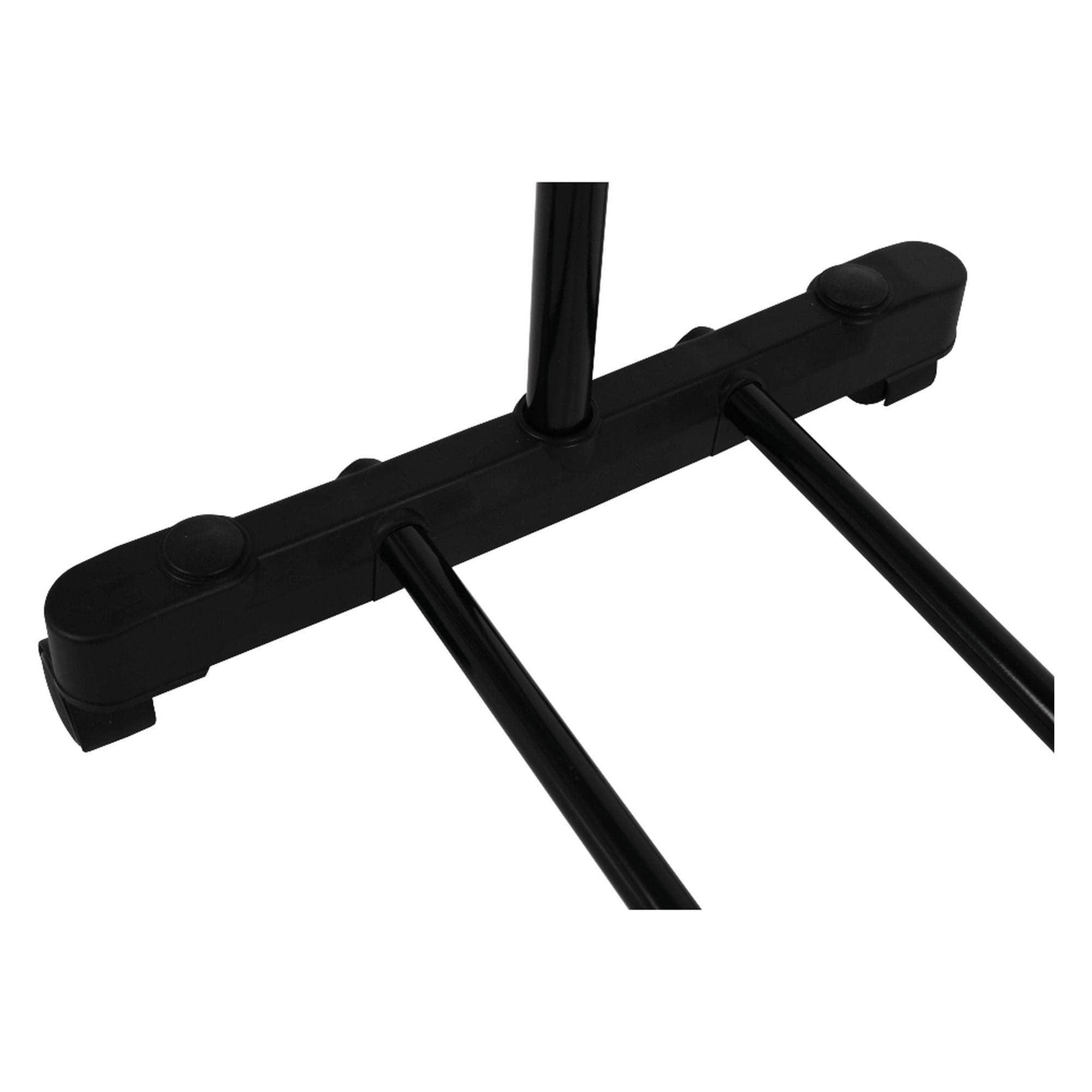 Stander haine HILAR, negru/crom, metal/plastic, 80x43x150 cm