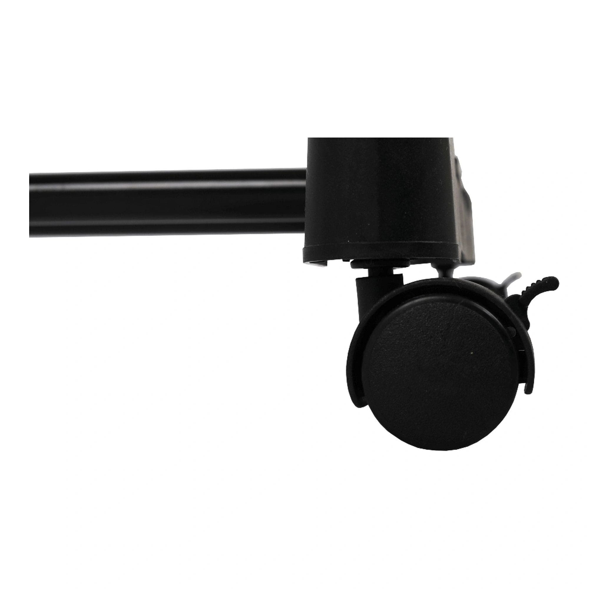 Stander haine HILAR, negru/crom, metal/plastic, 80x43x150 cm