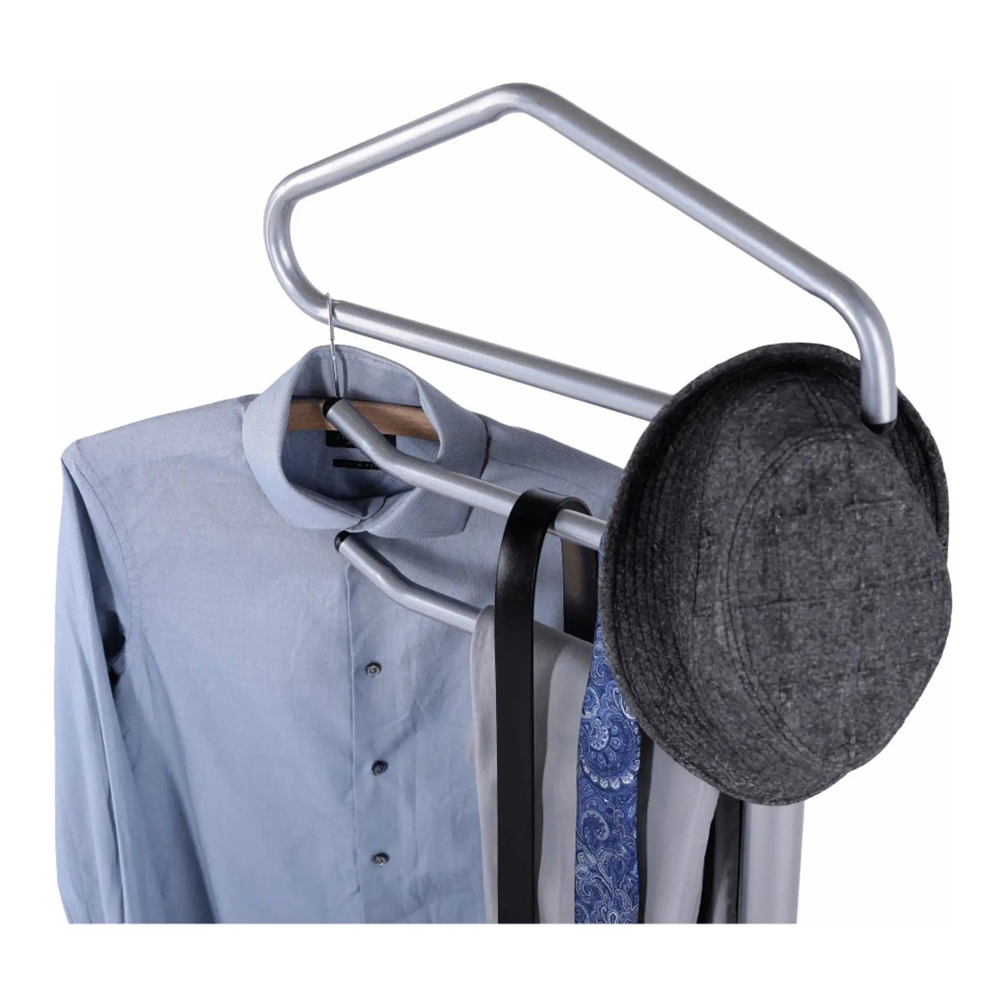 Stander haine OTMAR, crom, metal, 46x30x108 cm