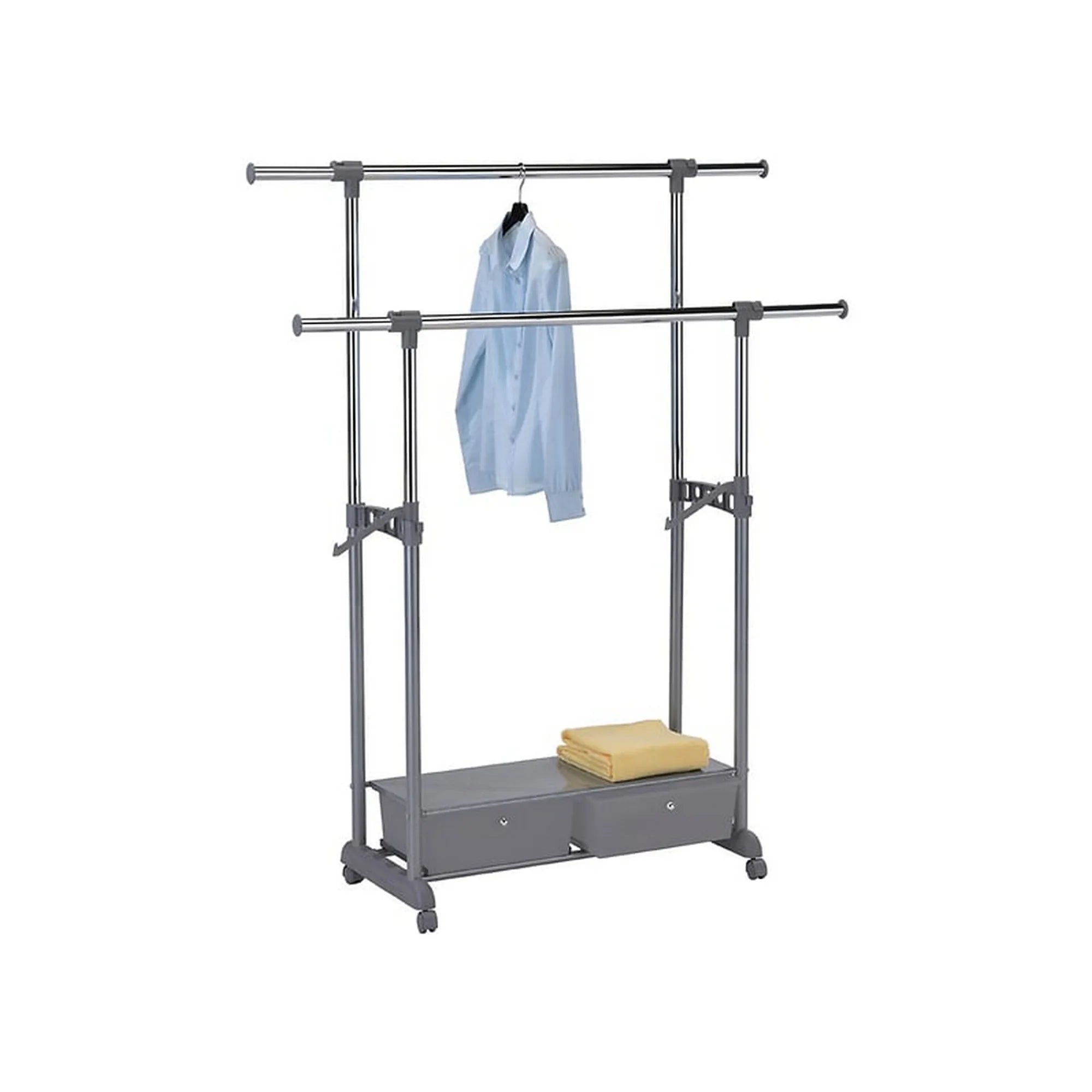 Stander haine PAX, gri, plastic/metal, 143x44x176 cm