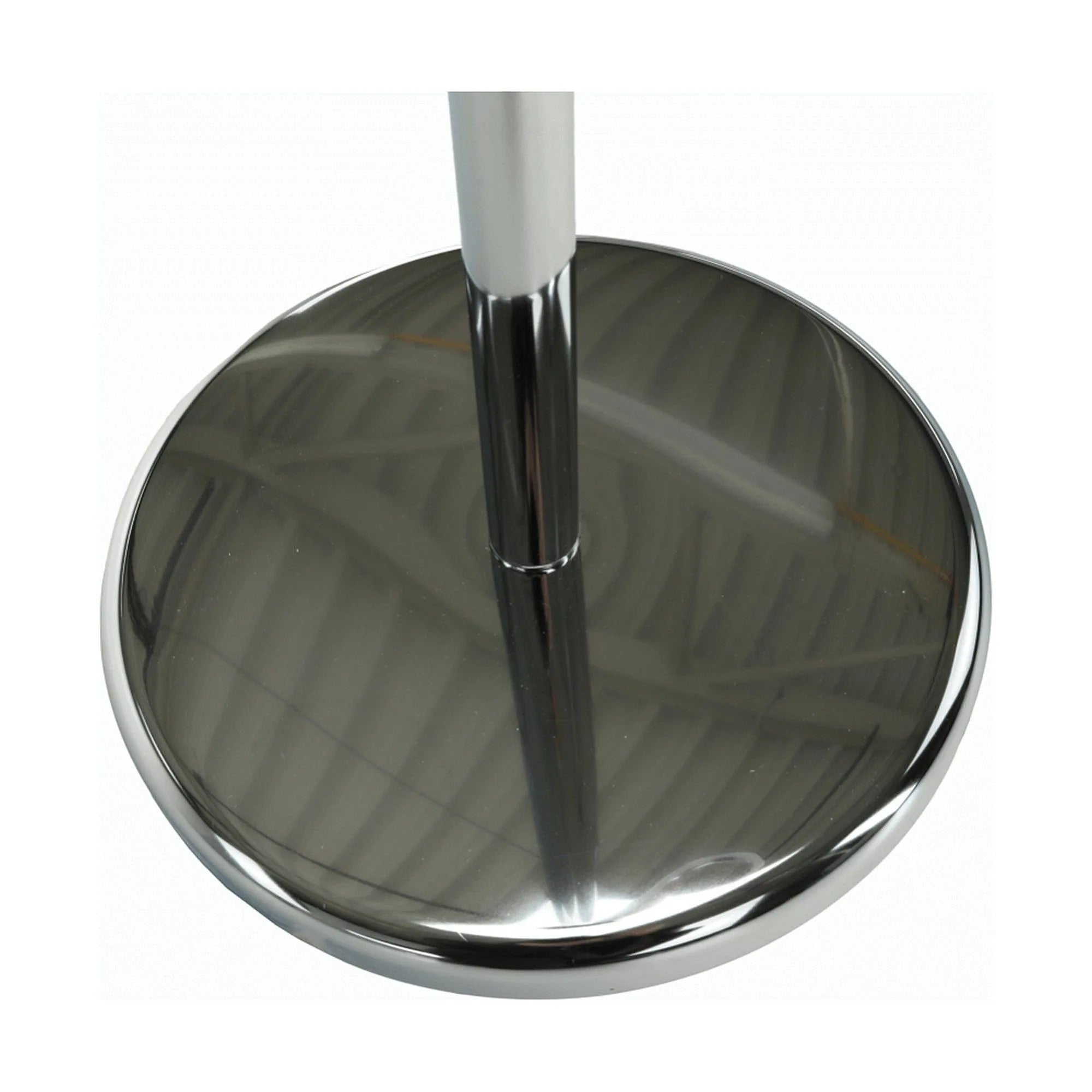 Stander haine SUNIL, stejar/crom, lemn/otel, 46x28x110 cm