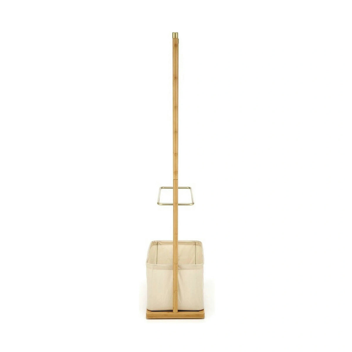 Stander haine WU-31, stejar, metal/lemn de bambus, 60x35x166 cm