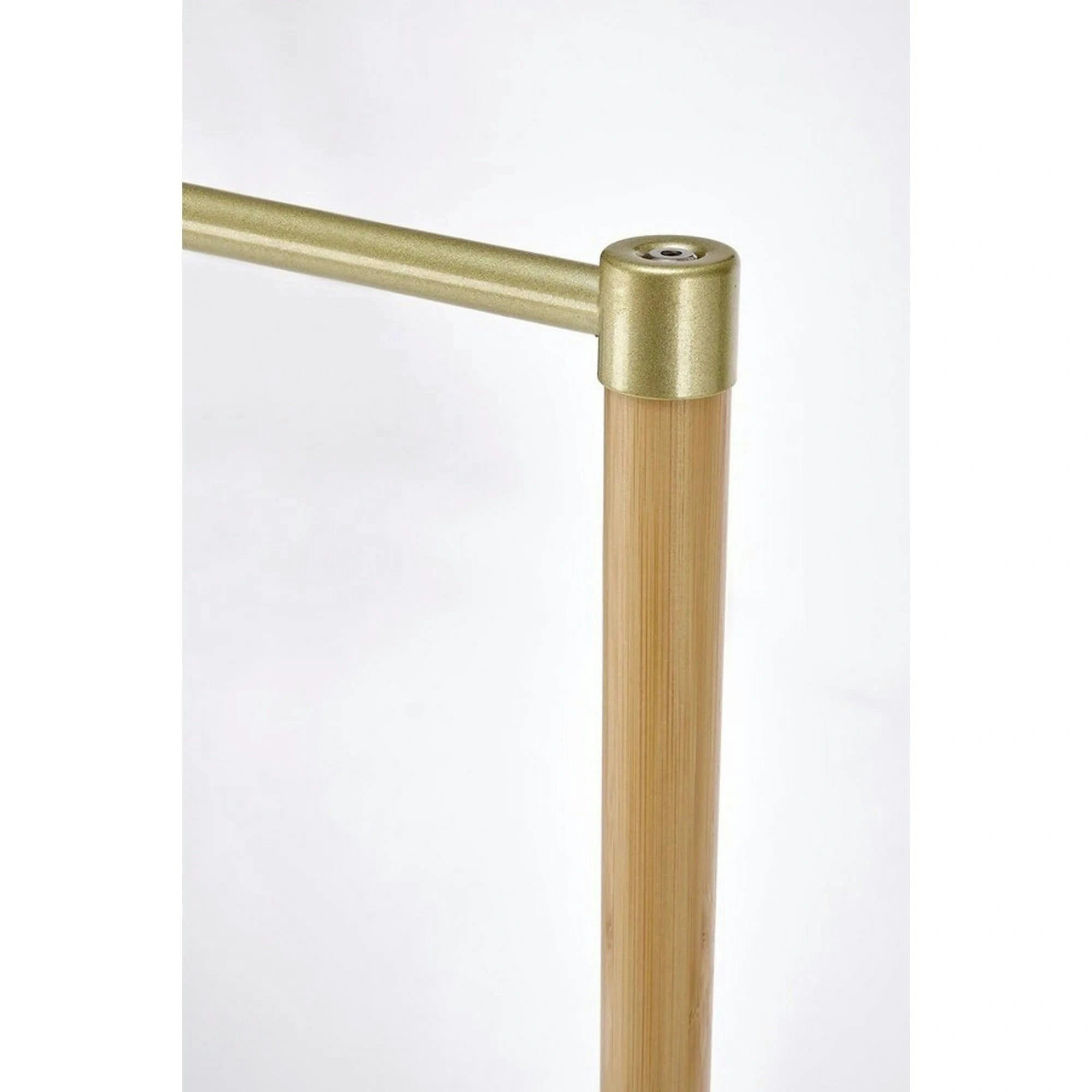 Stander haine WU-31, stejar, metal/lemn de bambus, 60x35x166 cm