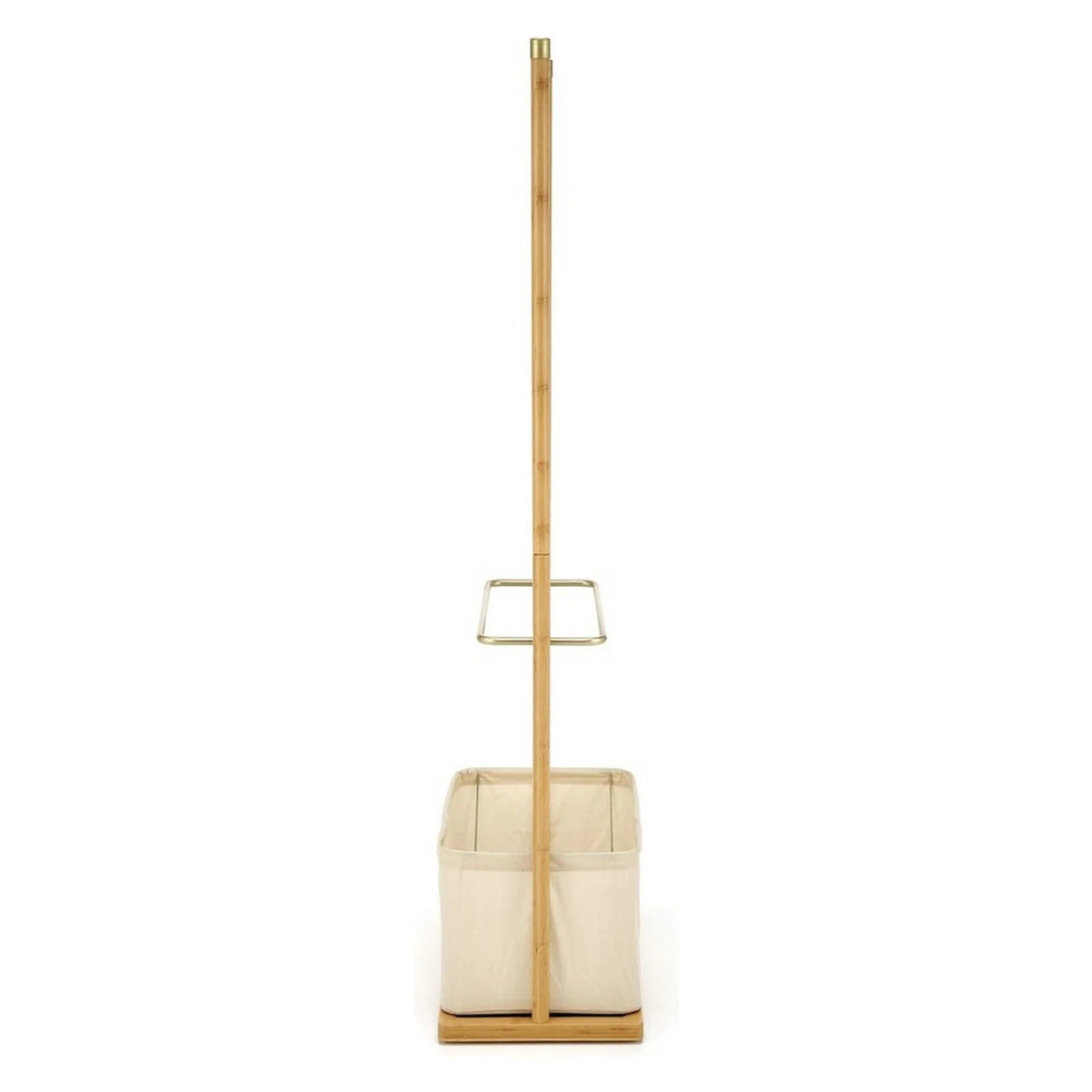 Stander haine WU-31, stejar, metal/lemn de bambus, 60x35x166 cm