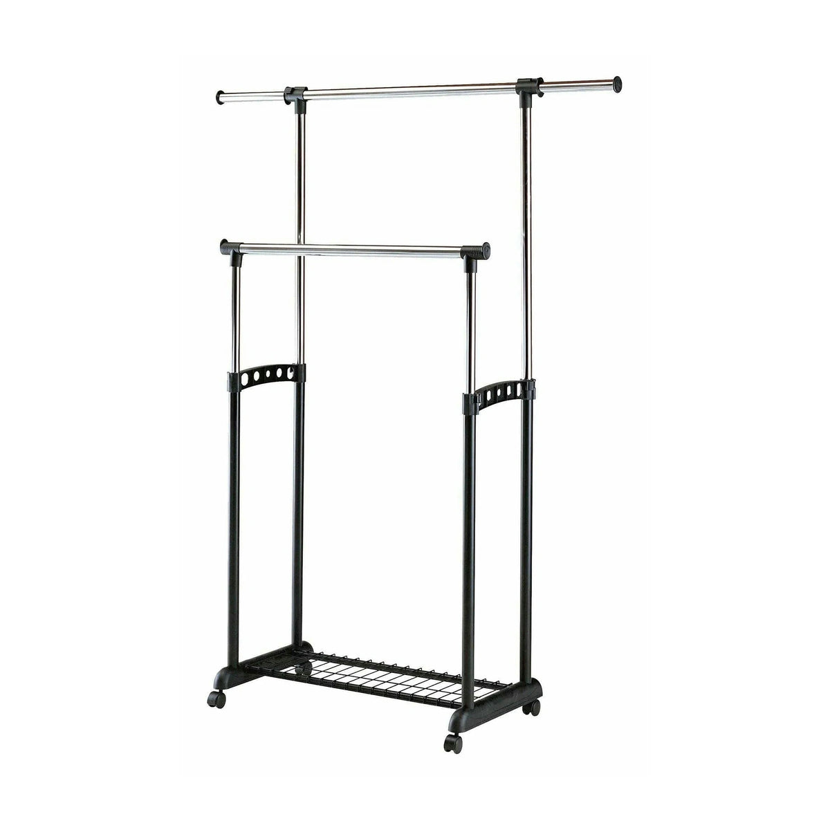Stander haine WU11, negru, otel/plastic, 142x44x170 cm