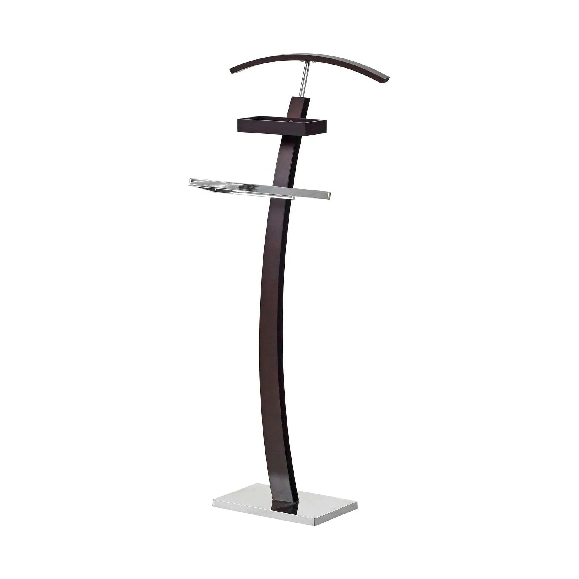 Stander haine WU13, wenge/crom, otel/lemn, 32x20x117 cm