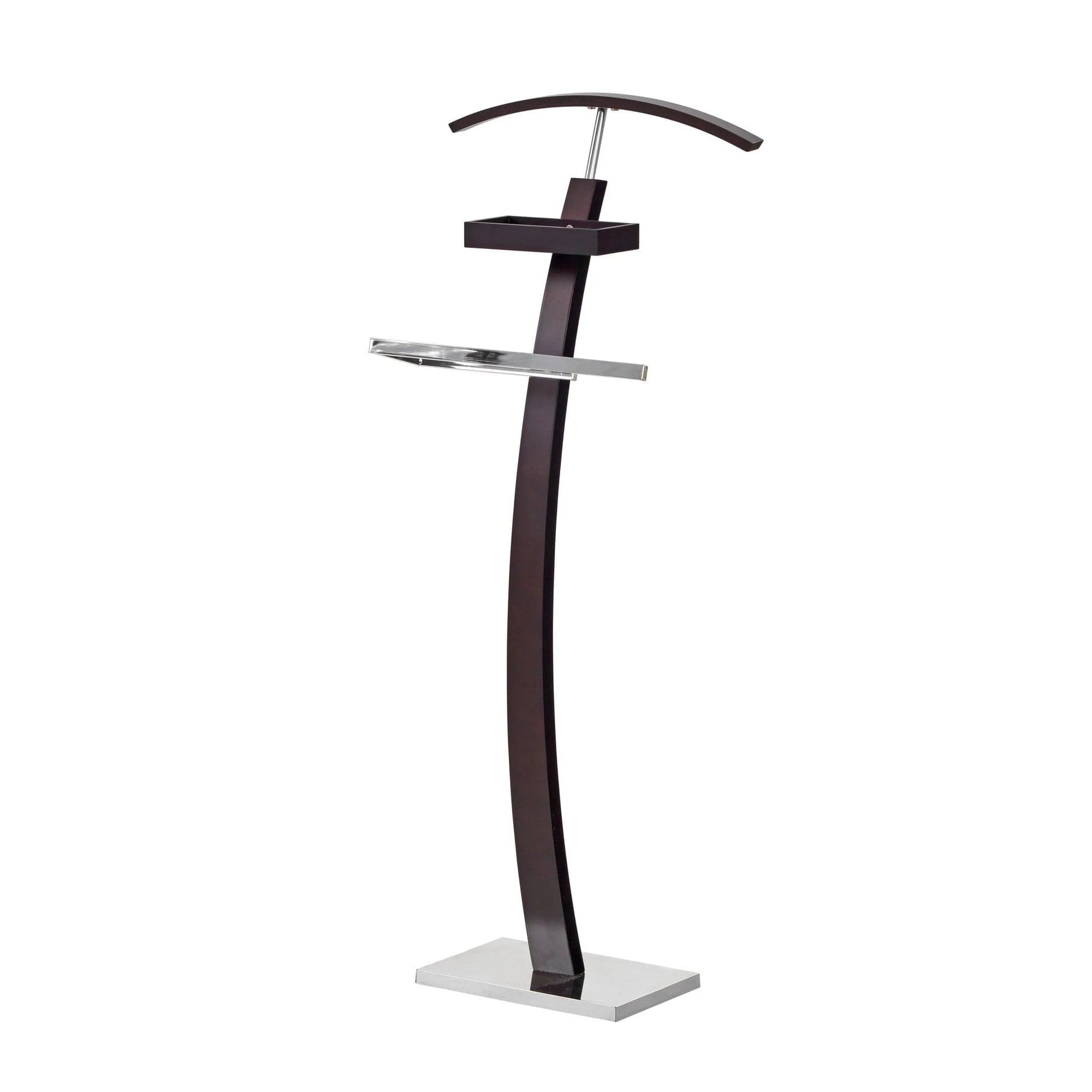 Stander haine WU13, wenge/crom, otel/lemn, 32x20x117 cm