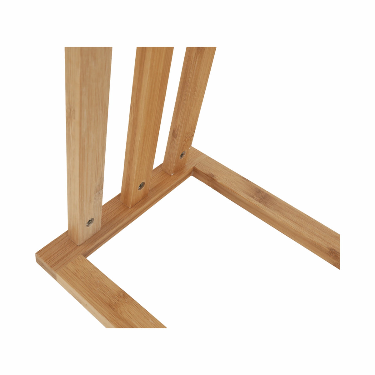 Stander prosoape KOMO NEW, alb/stejar, lemn, 54x24x82 cm