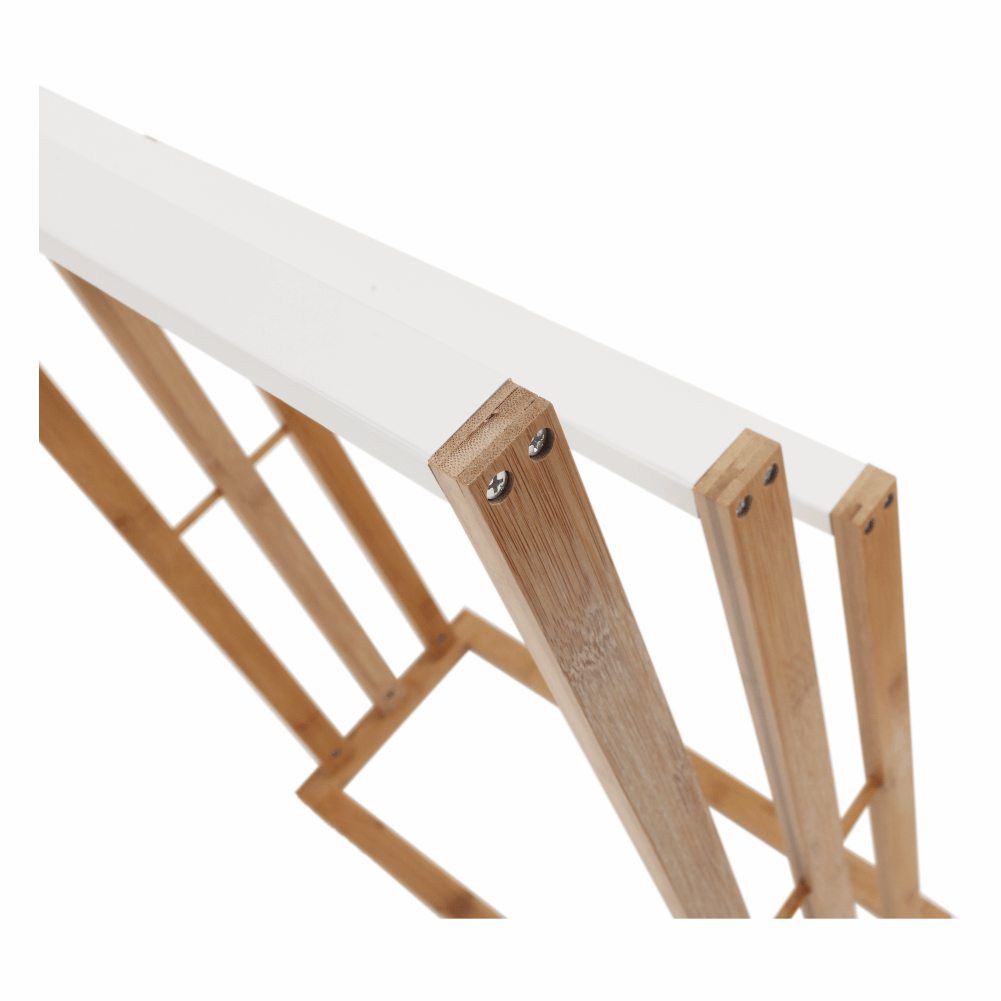 Stander prosoape KOMO NEW, alb/stejar, lemn, 54x24x82 cm