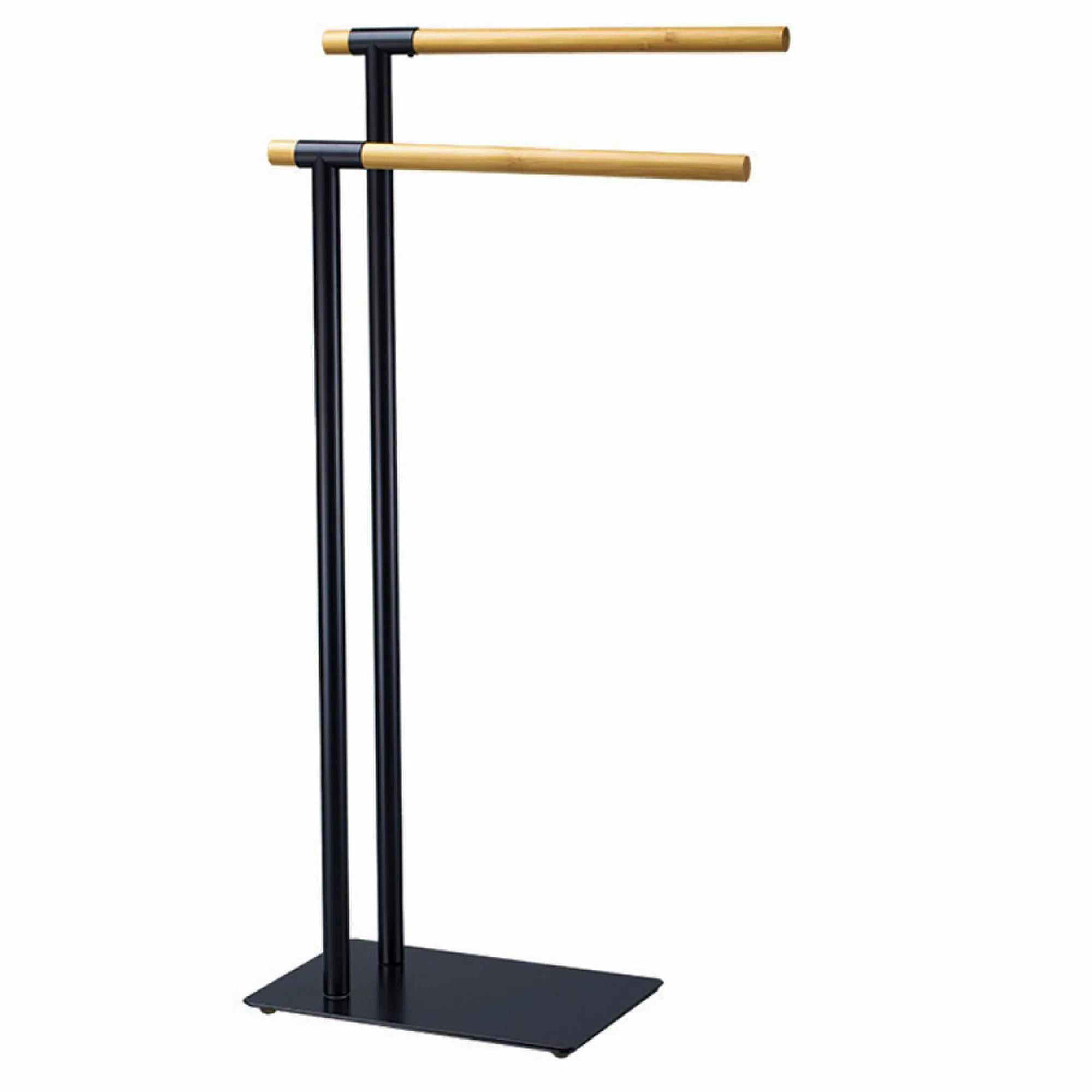 Stander prosoape LABAN, negru/stejar, lemn/metal, 20x39x79 cm
