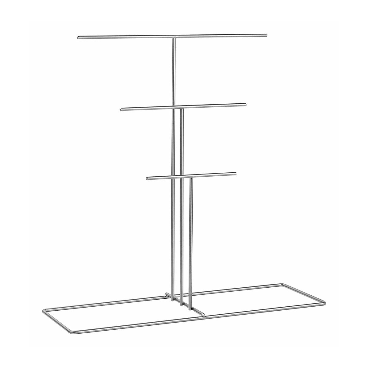 Suport bijuterii TK-006-A, crom, metal, 40x15x41 cm