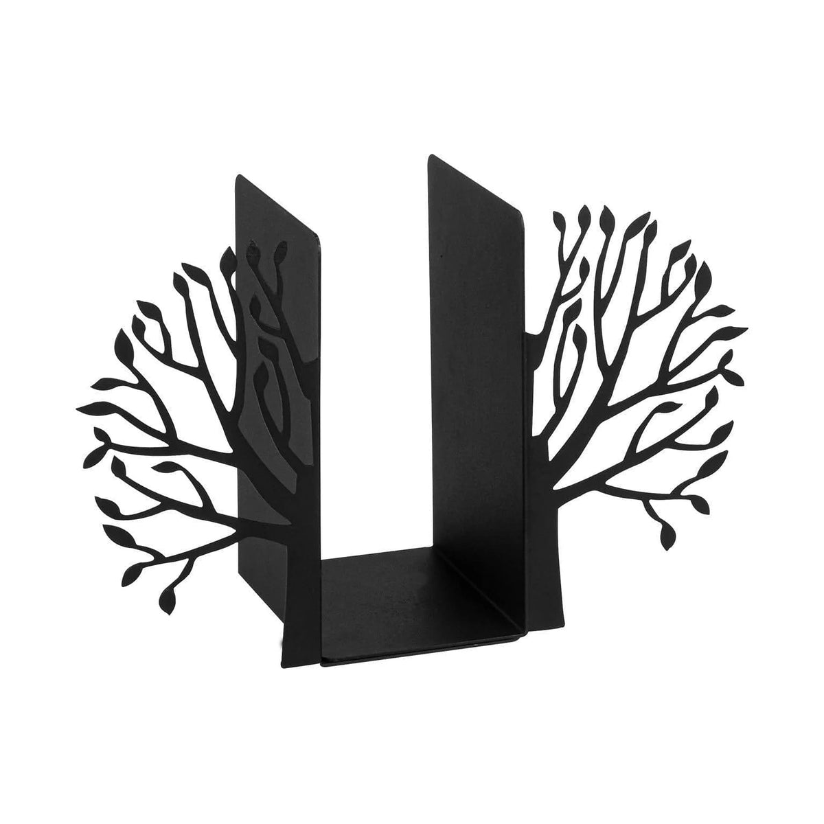Suport carti 493RMC1113, negru, metal, 44x14x22 cm