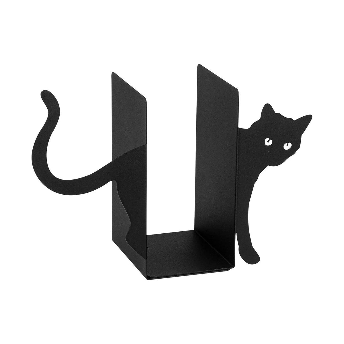 Suport carti KITAP-5, negru, metal, 35x14x22 cm