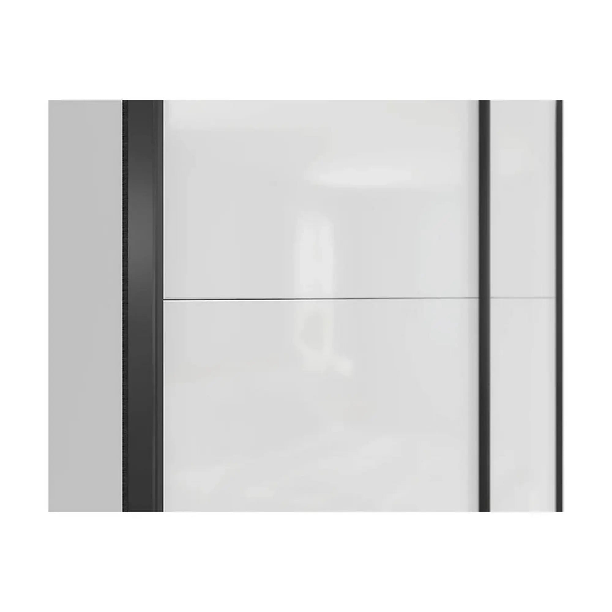 Dulap TETRIX, alb, PAL, cu 2 usi, 154x60x196 cm