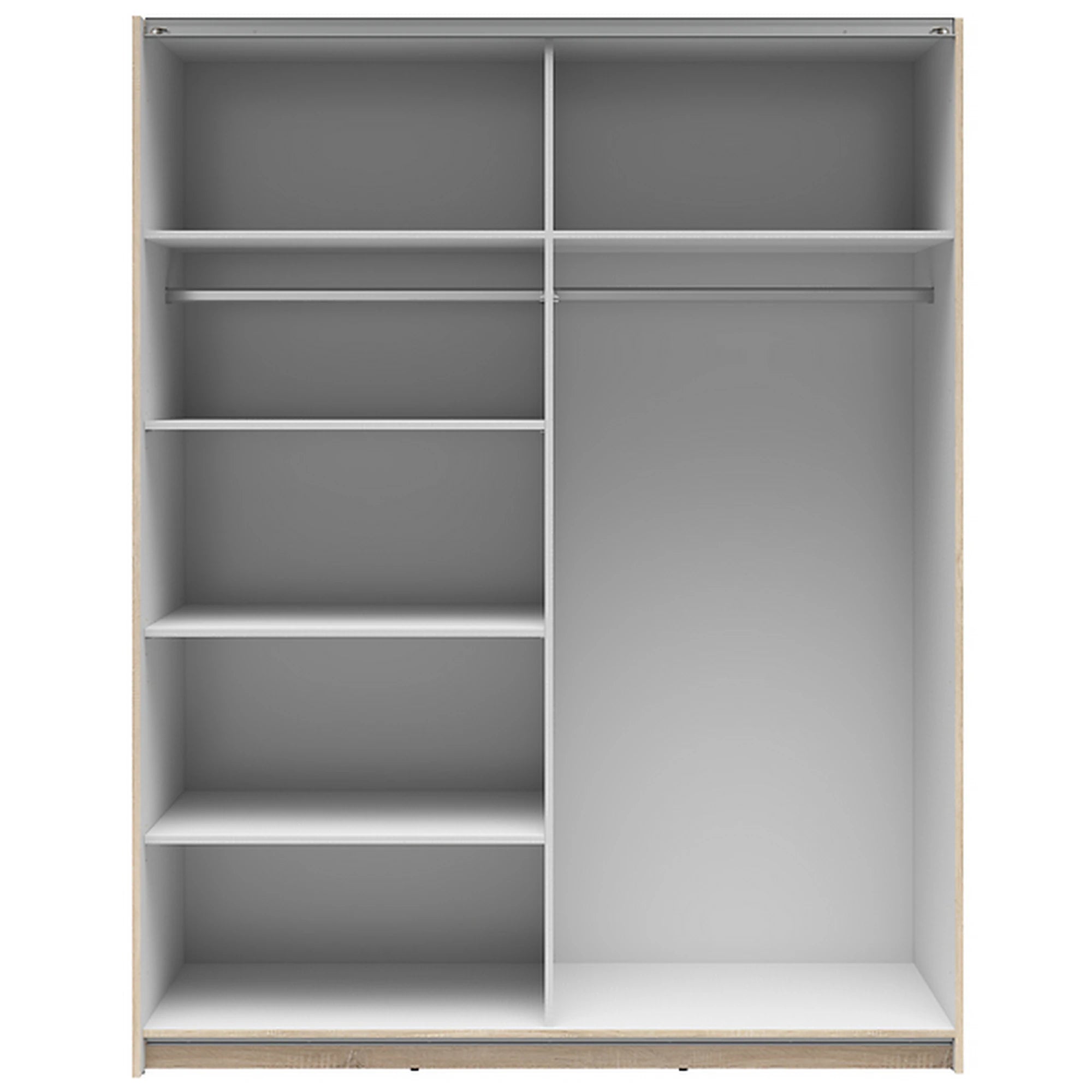 Dulap TETRIX, stejar sonoma, PAL, cu 2 usi, 154x60x196 cm