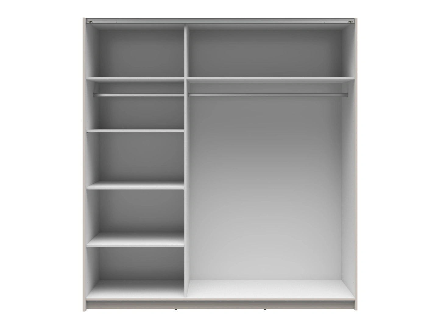 Dulap TETRIX, casmir, PAL, cu 2 usi, 183x60x196 cm