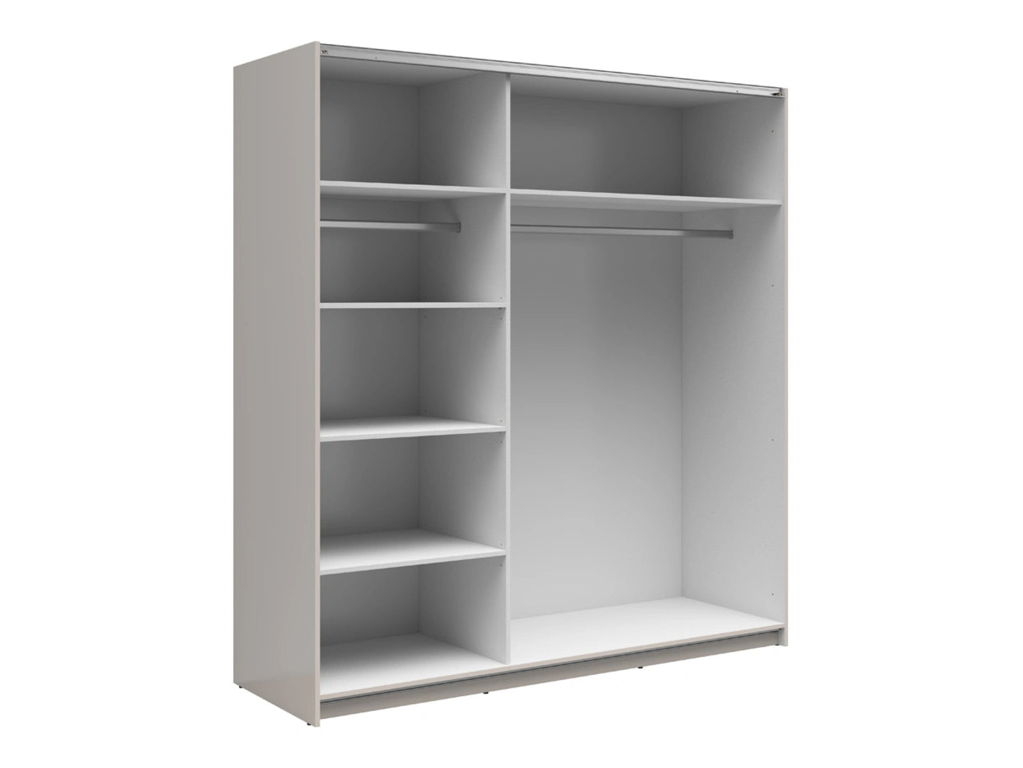 Dulap TETRIX, casmir, PAL, cu 2 usi, 183x60x196 cm