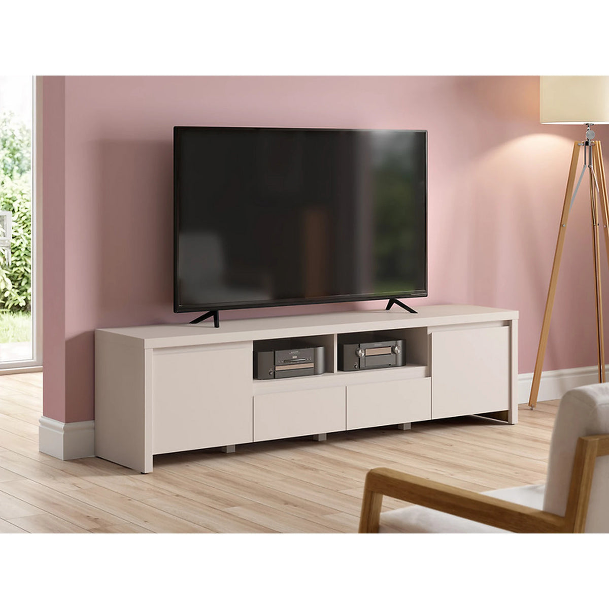 Comoda TV joasa KASPIAN, casmir, PAL, 182x40x49 cm