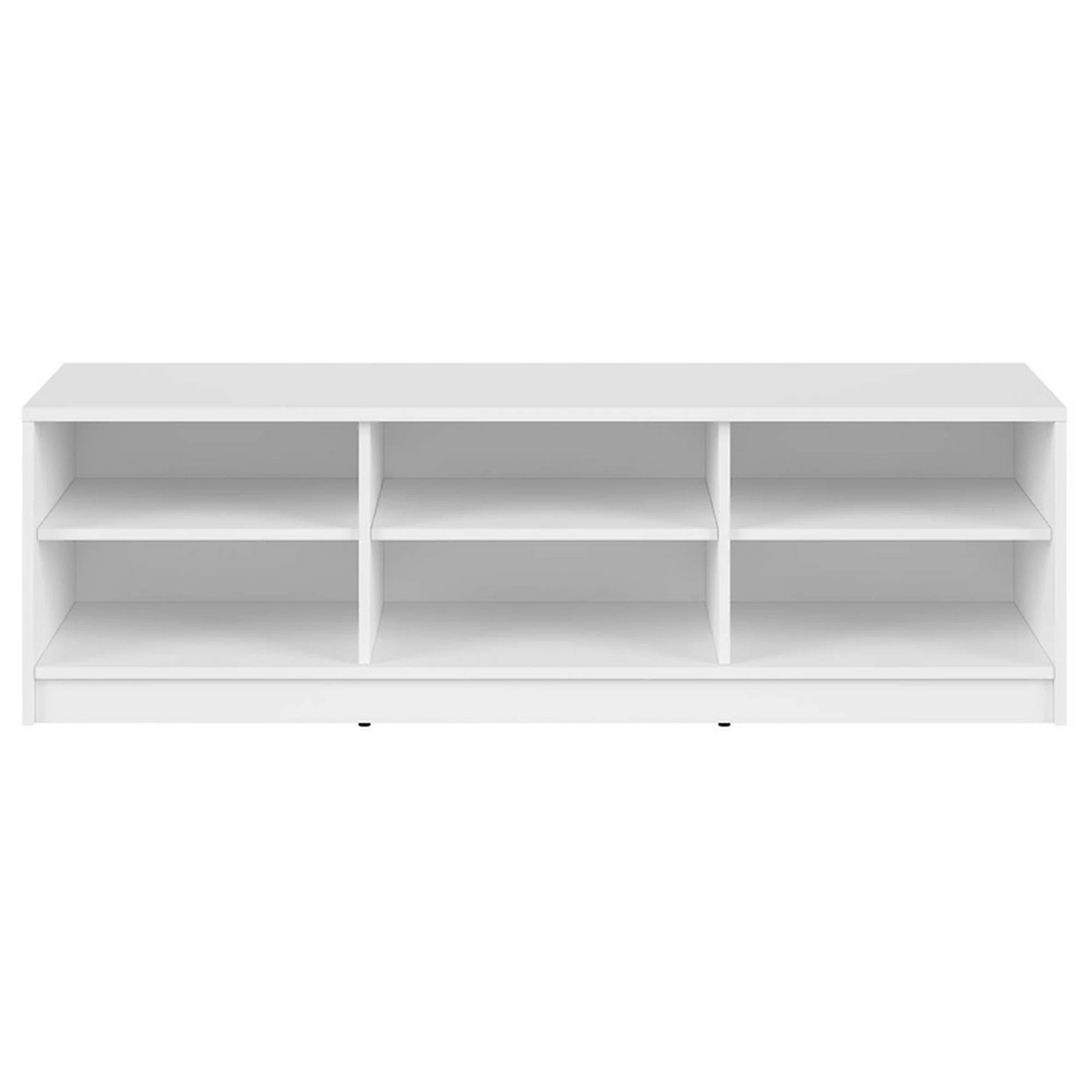 Comoda TV NEPO PLUS, alb, PAL laminat, 139x47x43 cm